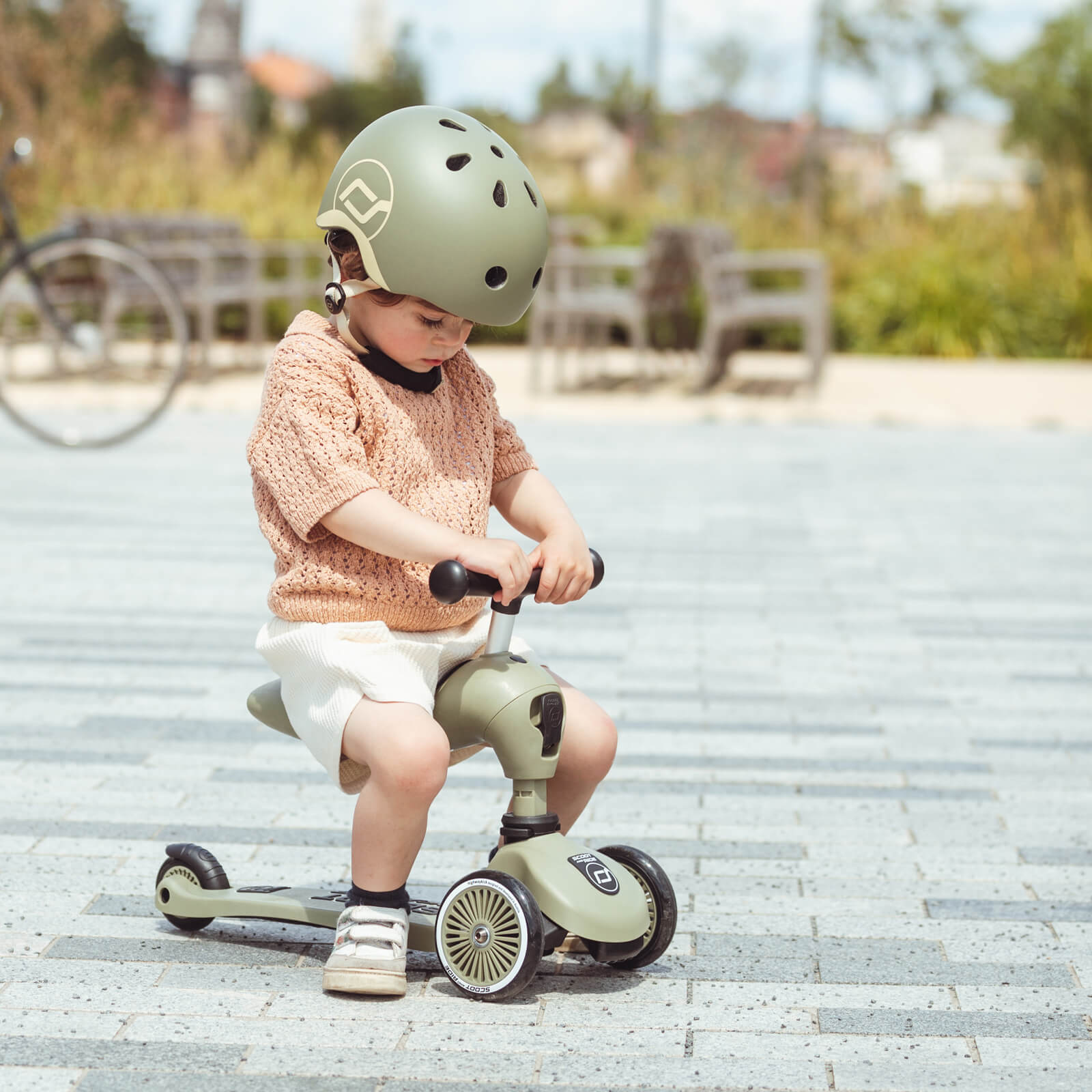 Highwaykick 1 Scooter - Olive