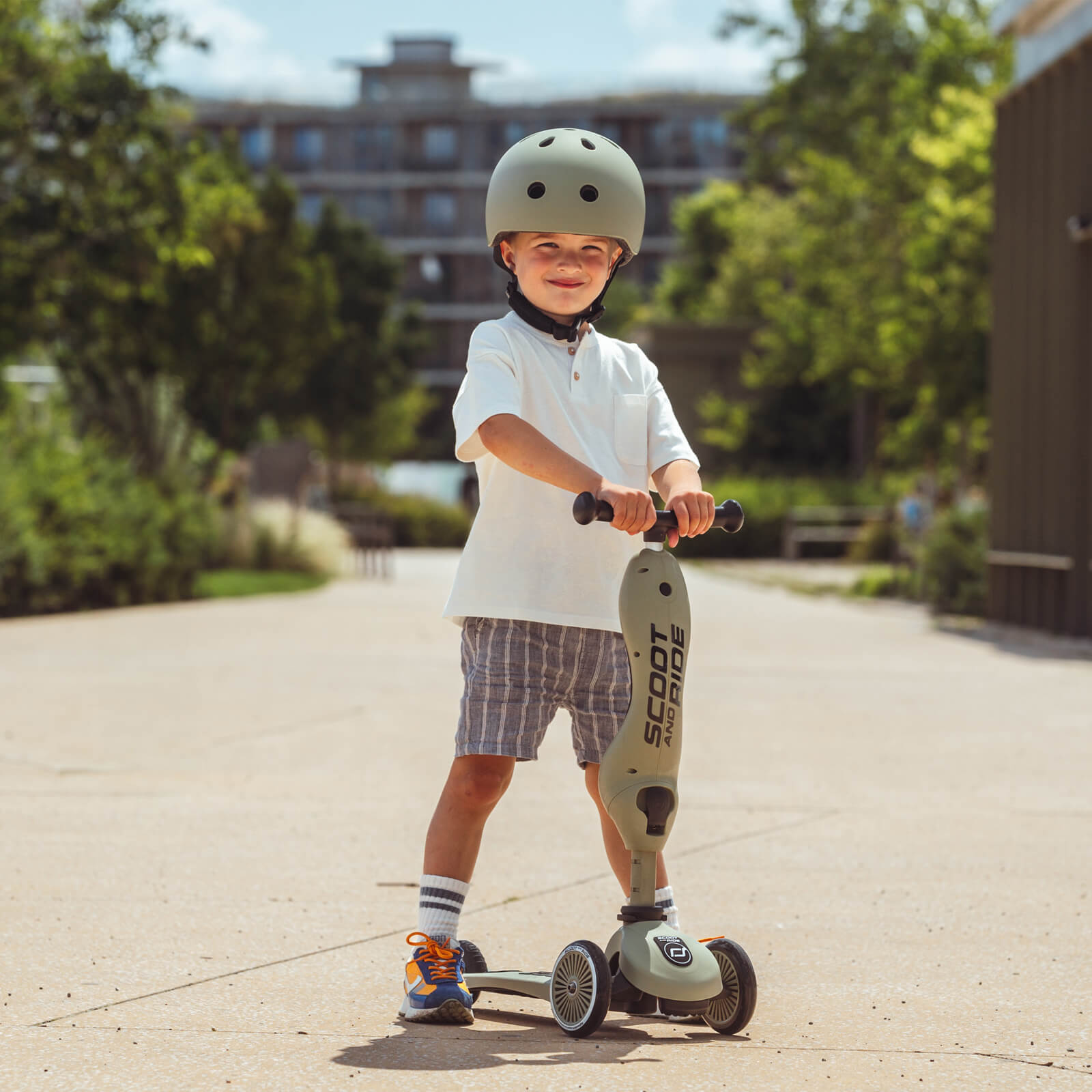 Highwaykick 1 Scooter - Olive
