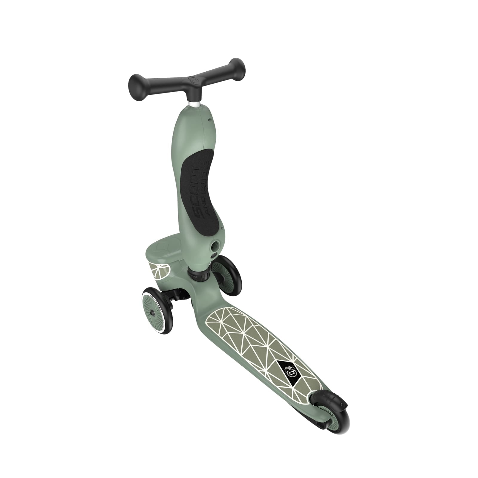 Highwaykick 1 Scooter - Green Lines