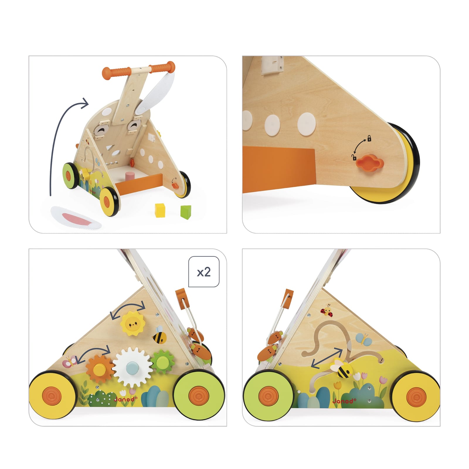 Rabbit Activity Baby Walker