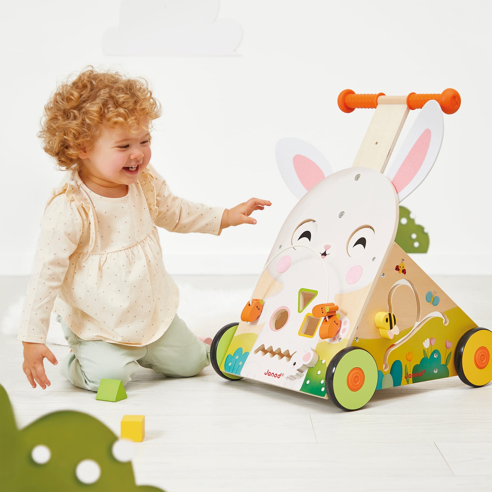 Rabbit Activity Baby Walker
