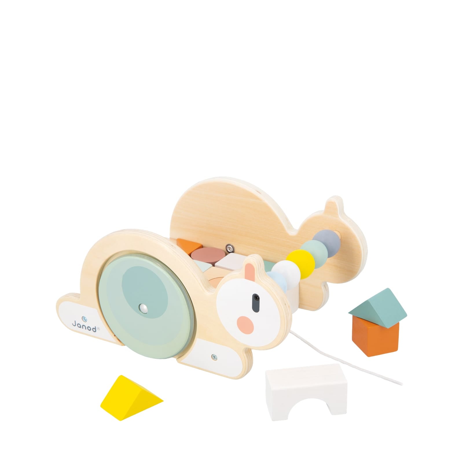 Pull-Along Snail Cube Trolley