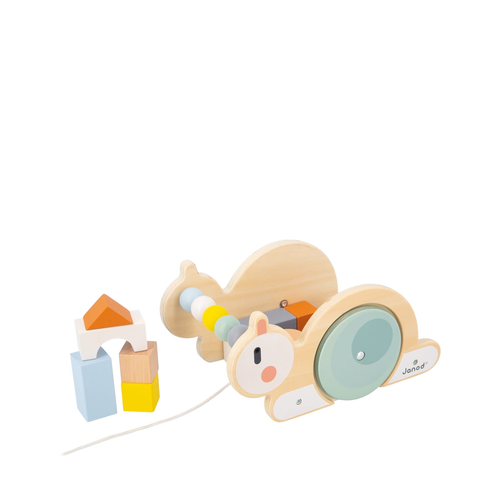 Pull-Along Snail Cube Trolley