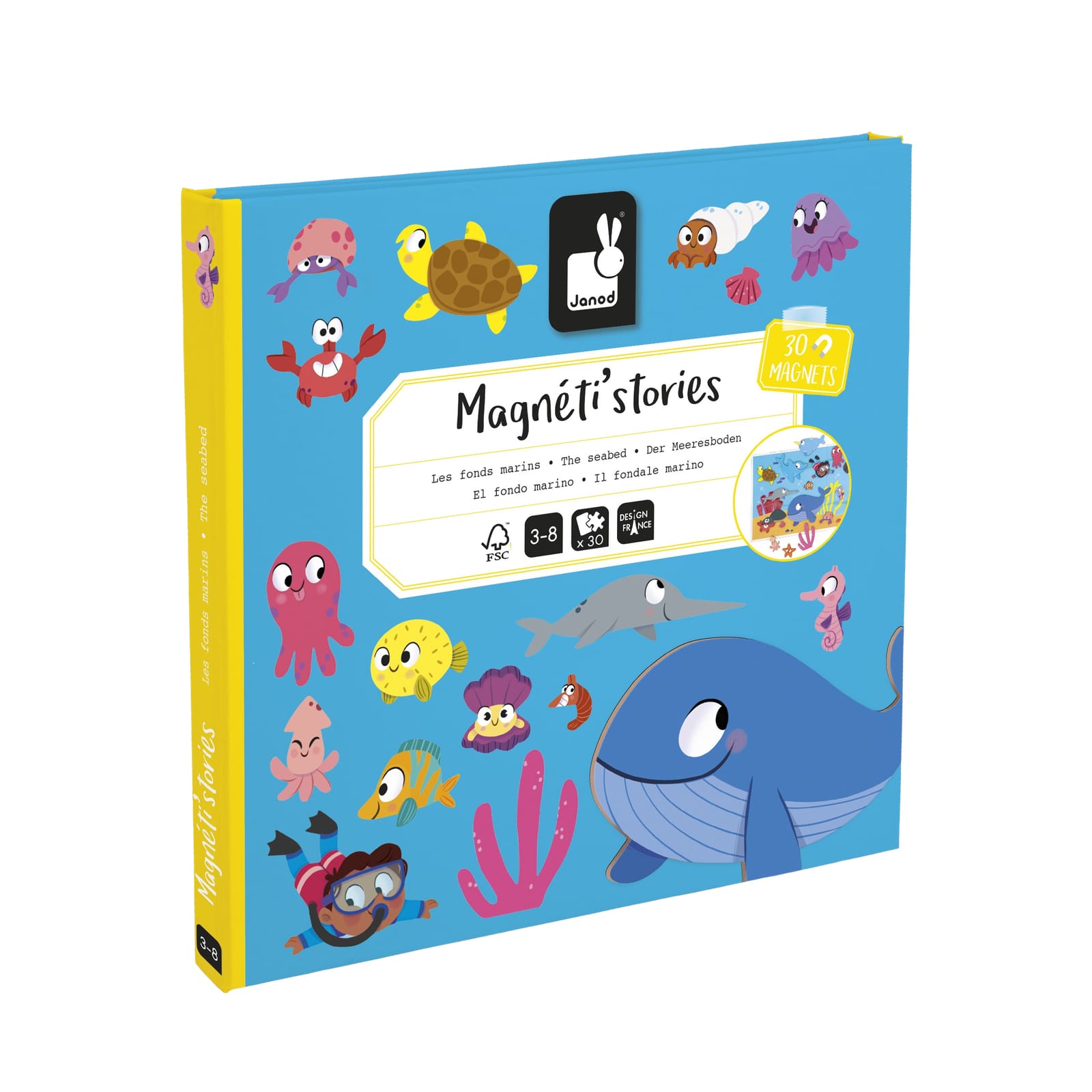 Magnetic Story Board Book - The Seabed