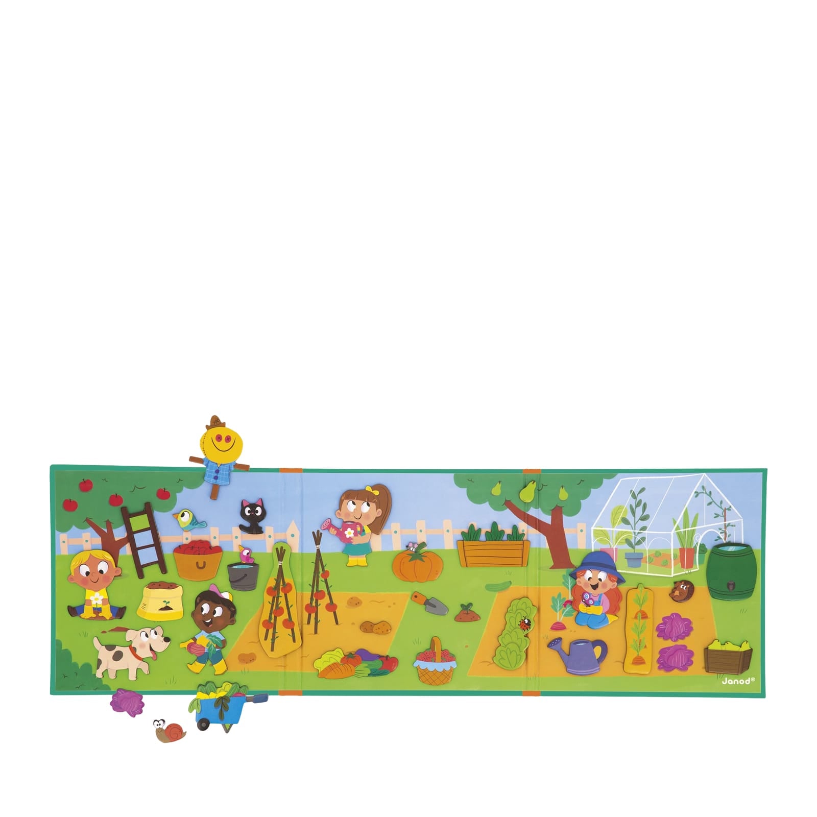 Magnetic Story Board Book - The Vegetable Garden