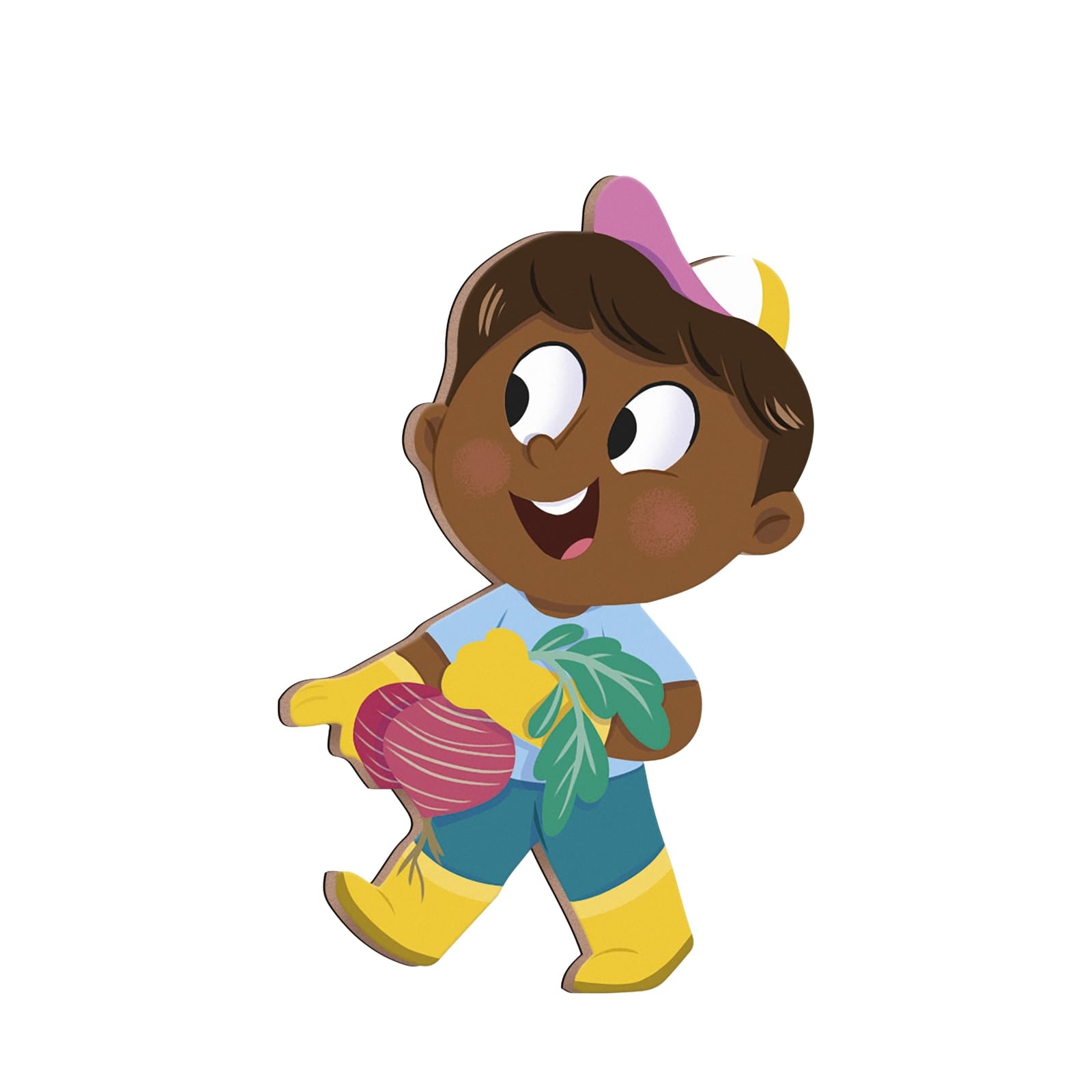 Magnetic Story Board Book - The Vegetable Garden