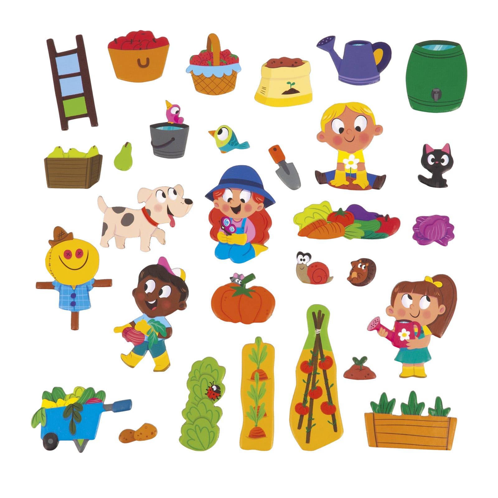 Magnetic Story Board Book - The Vegetable Garden