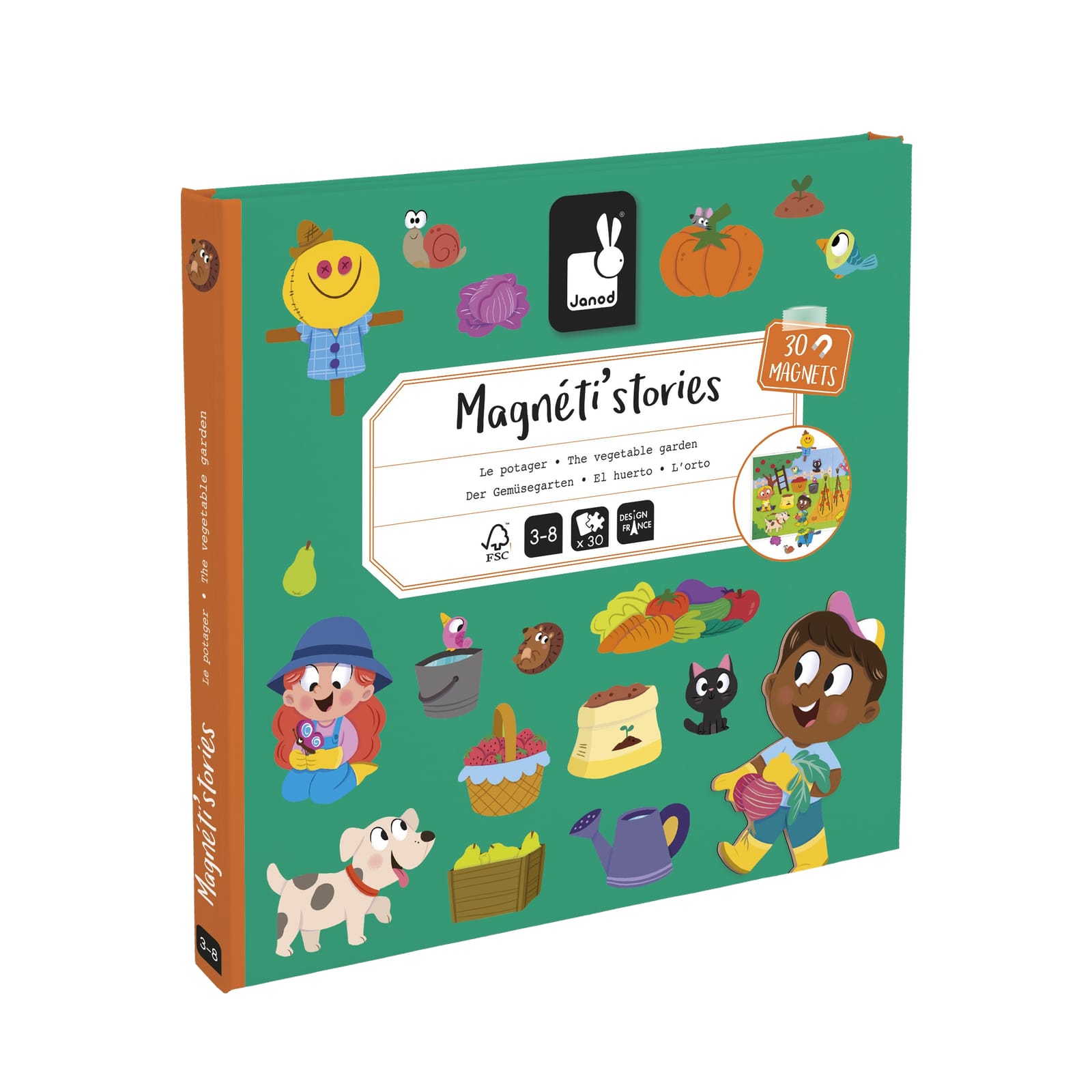 Magnetic Story Board Book - The Vegetable Garden