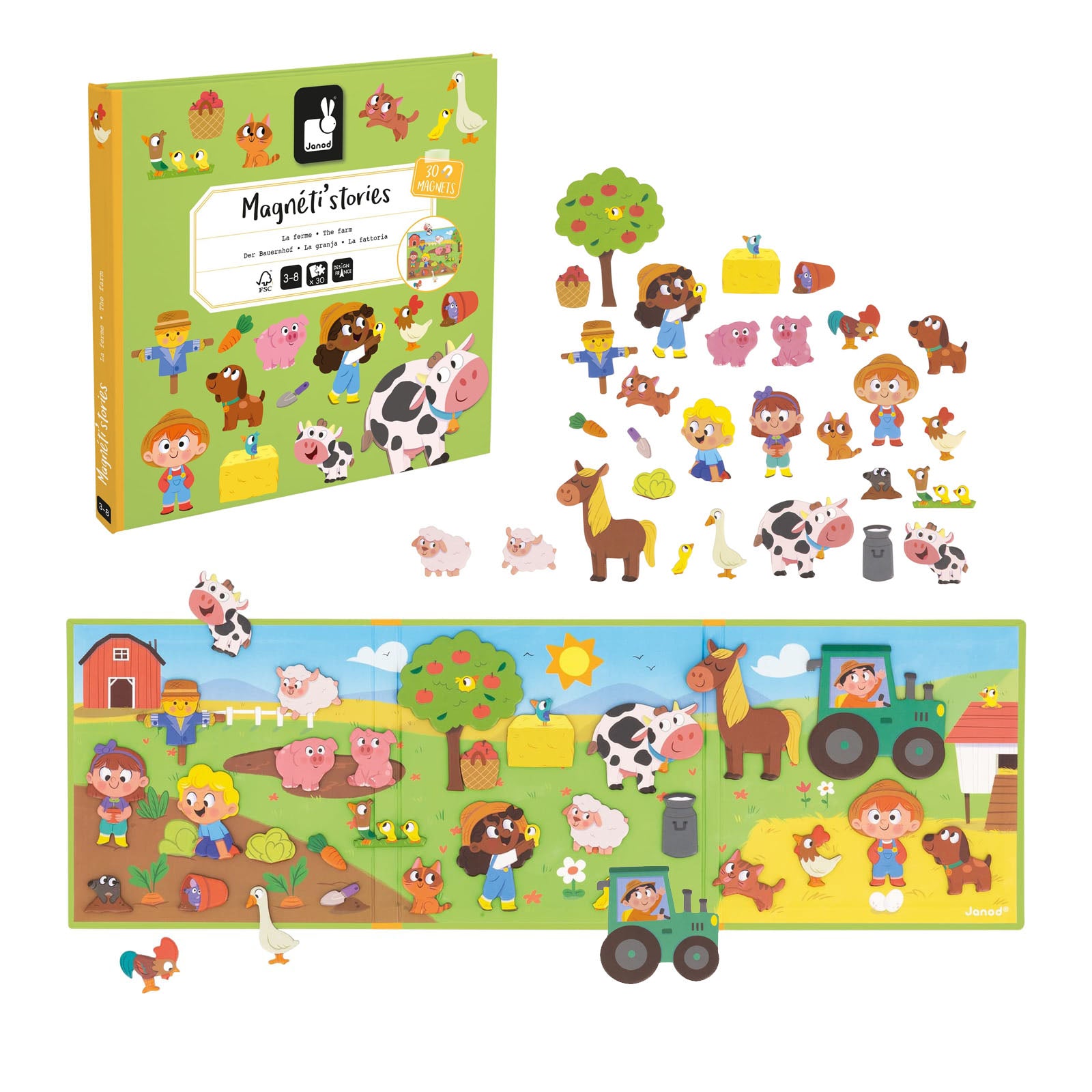 Magnetic Story Board Book - The Farm