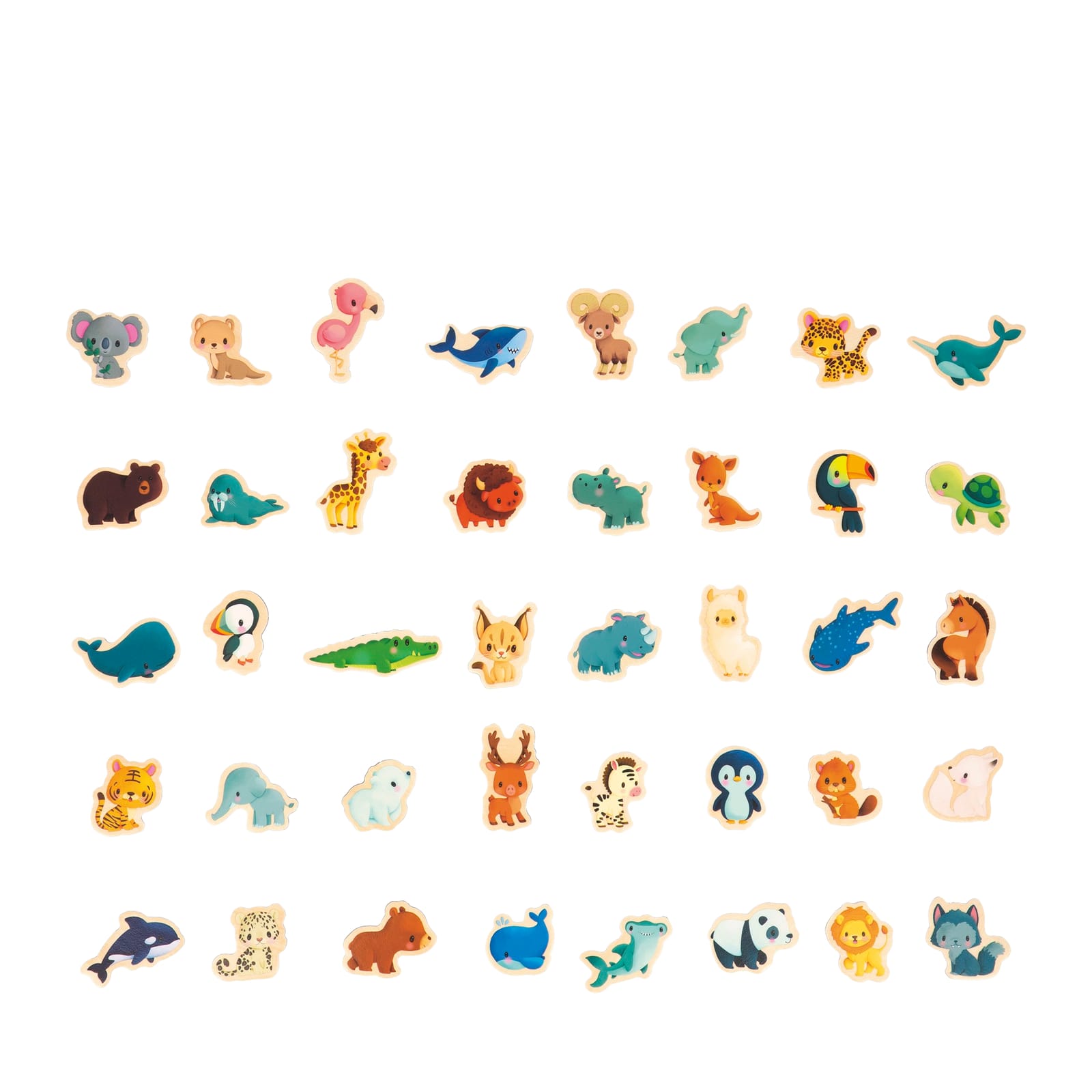 Animals Around The World Magnetic Puzzle