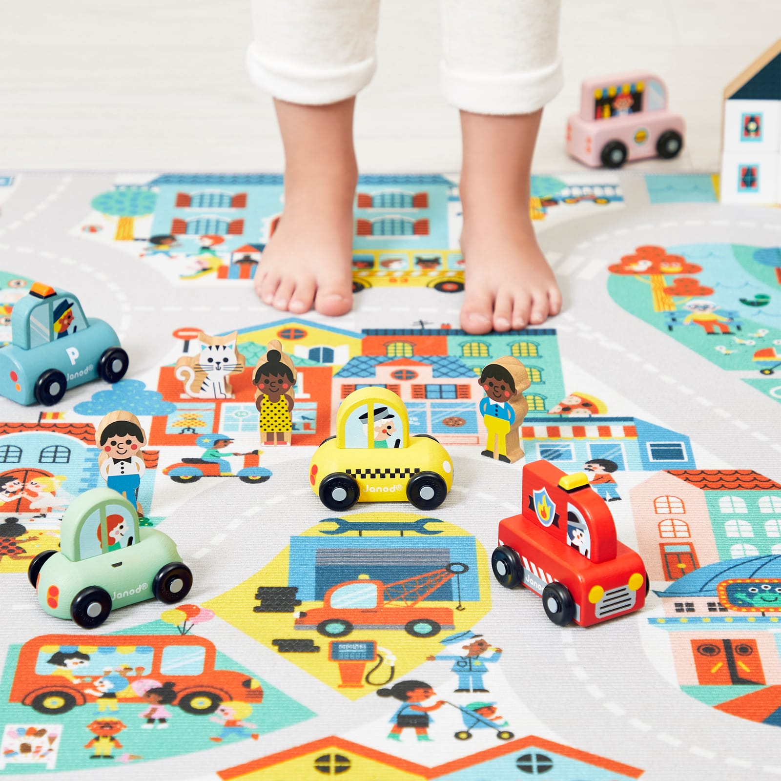 Push Along Family Car