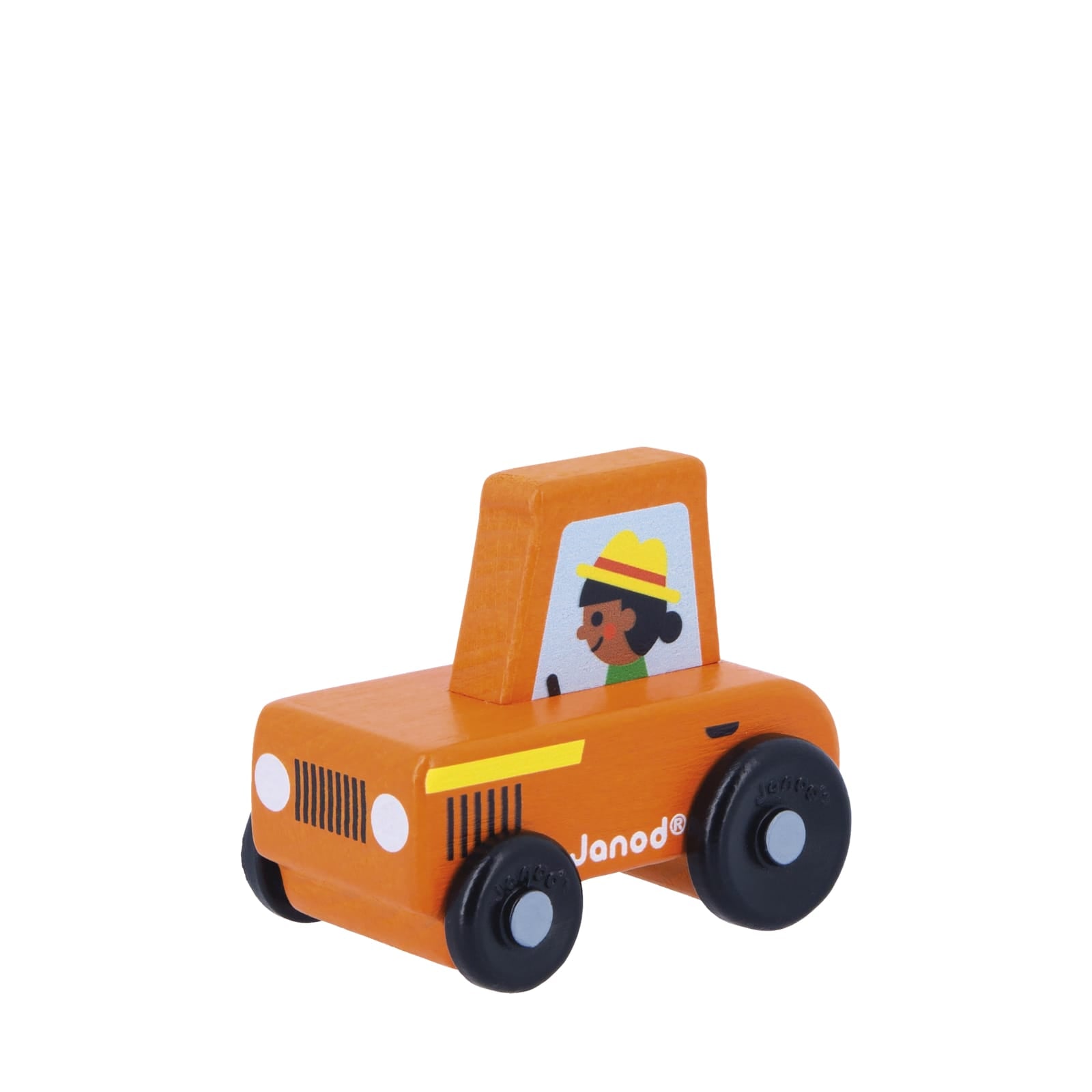 Push Along Orange Tractor