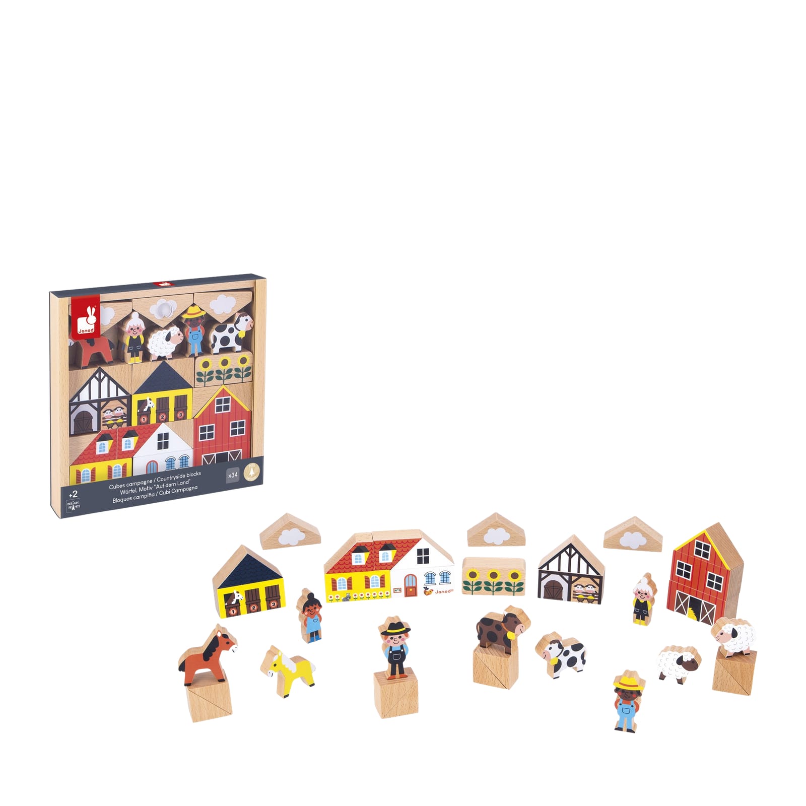 Countryside Wooden Blocks