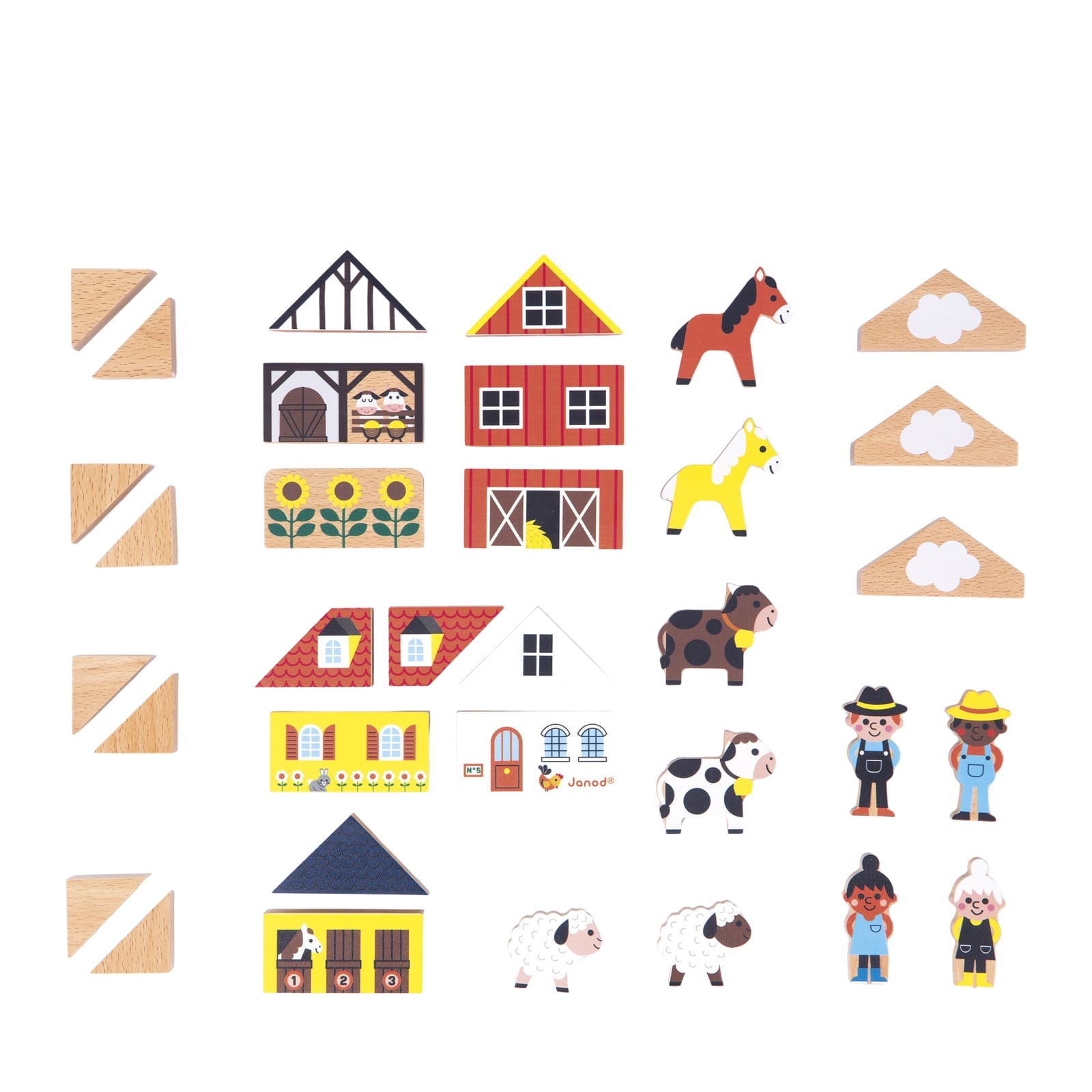 Countryside Wooden Blocks
