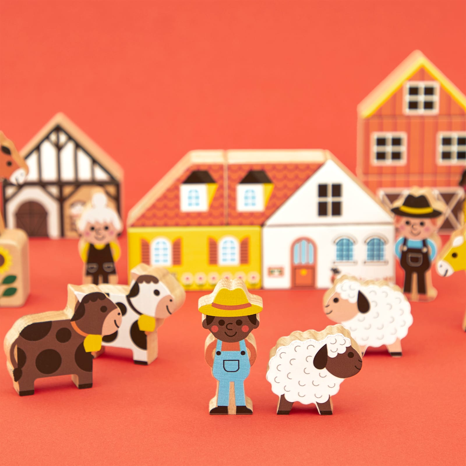 Countryside Wooden Blocks