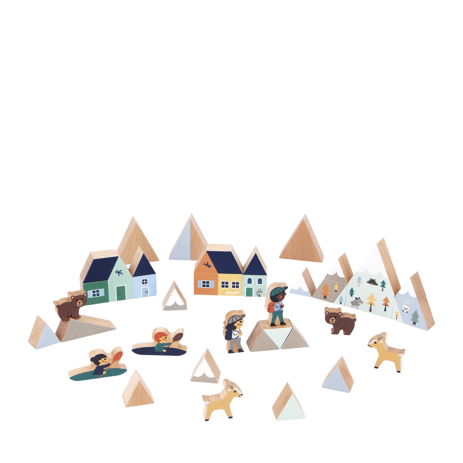 Mountain Valley Wooden Blocks