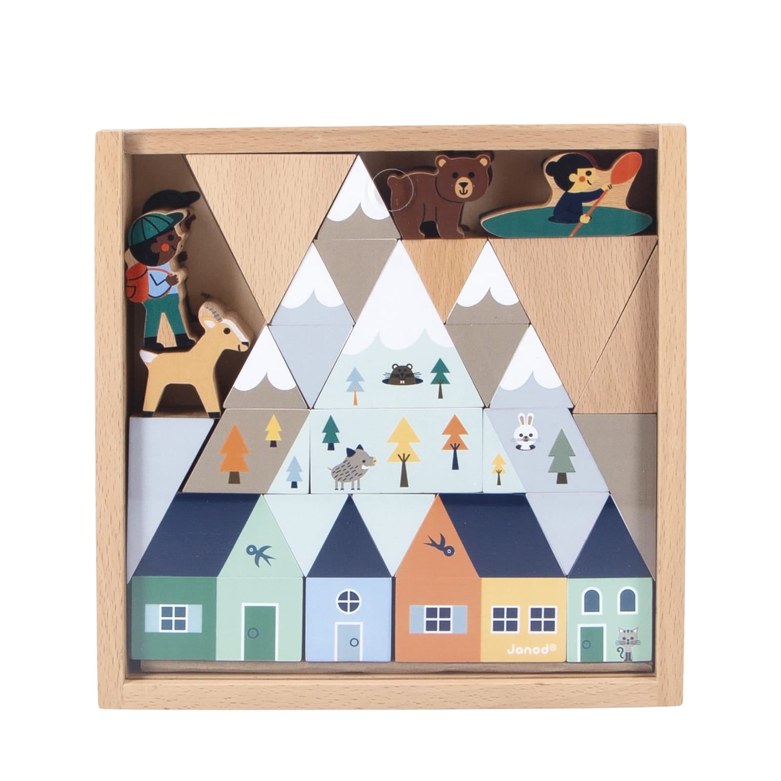 Mountain Valley Wooden Blocks