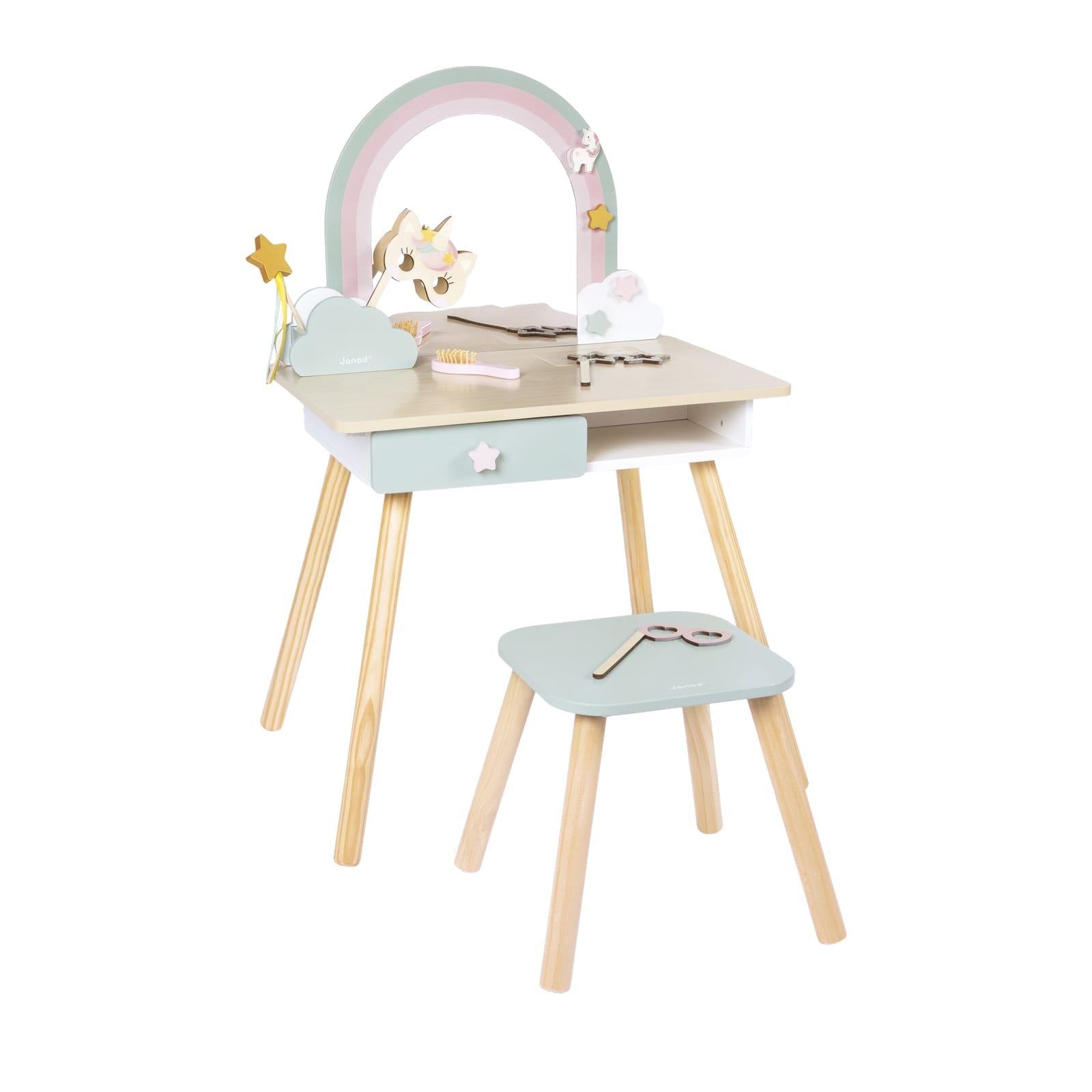 Janod Unicorn Dressing Table