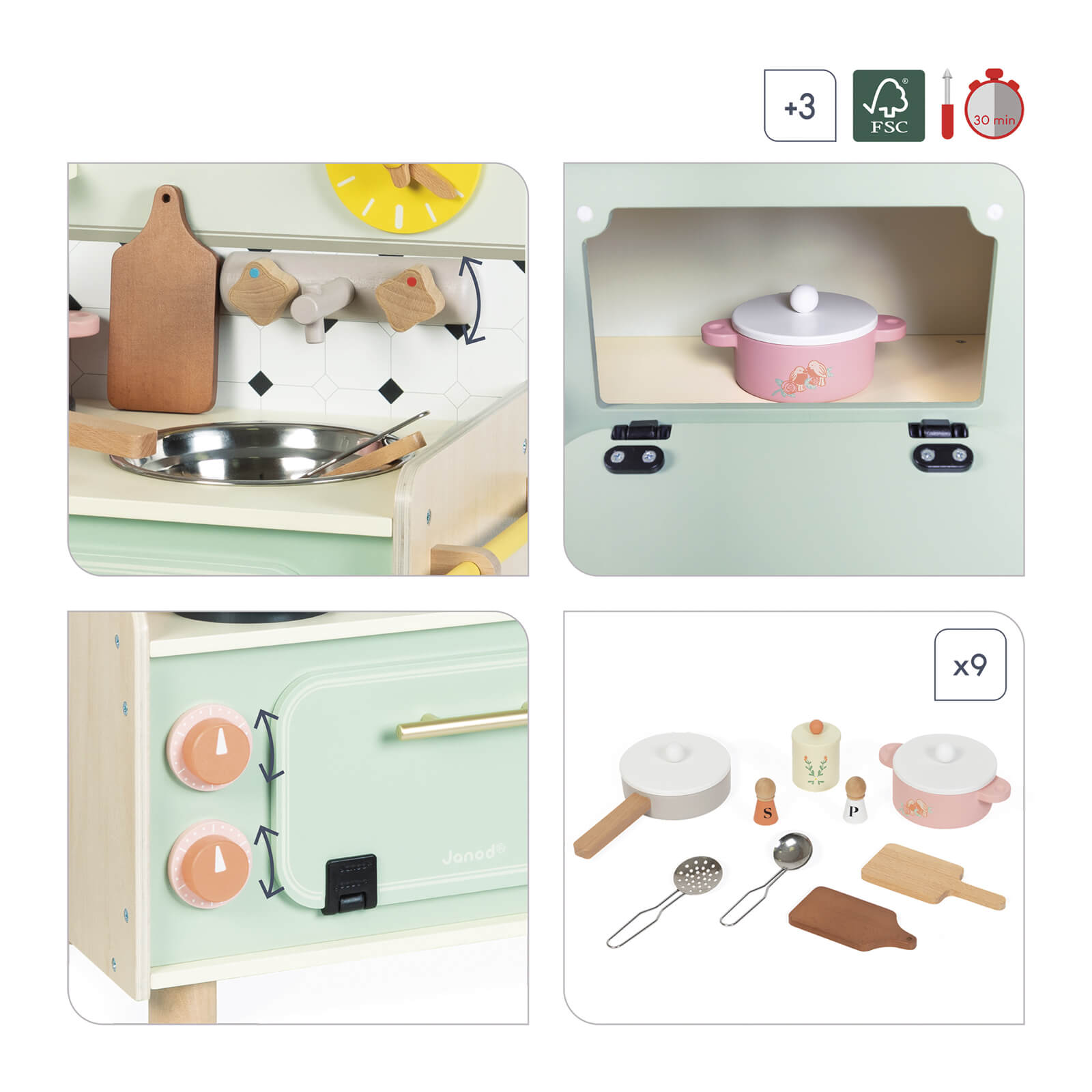 Grandma Kitchenette Plus 9 Accessories