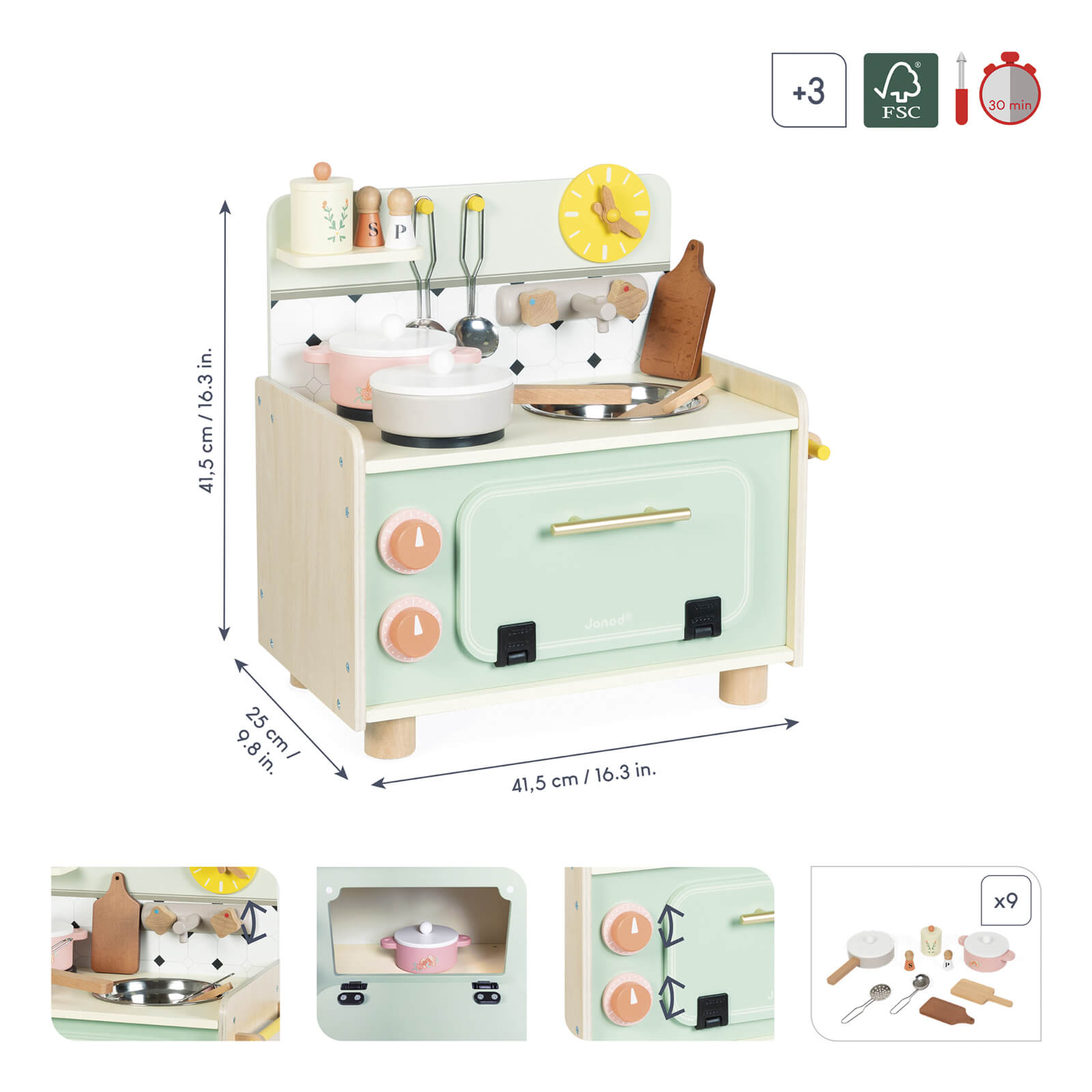 Grandma Kitchenette Plus 9 Accessories