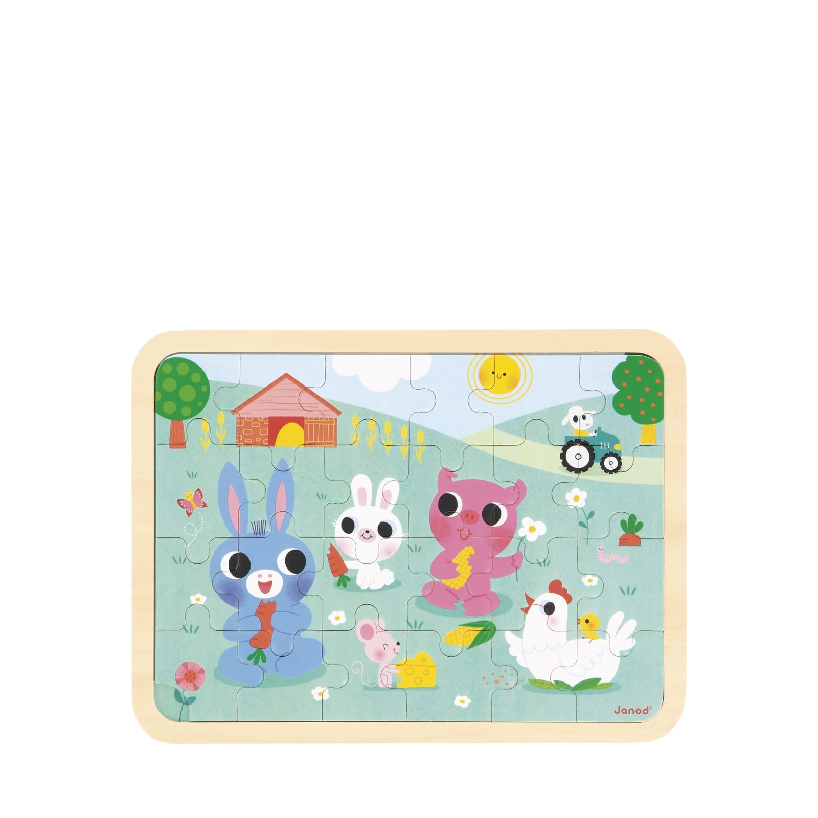 Wooden 24 Piece Puzzle - Farm