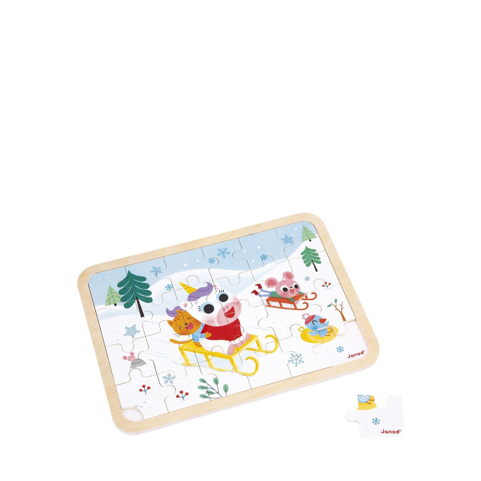 Wooden 24 Piece Puzzle - Mountain