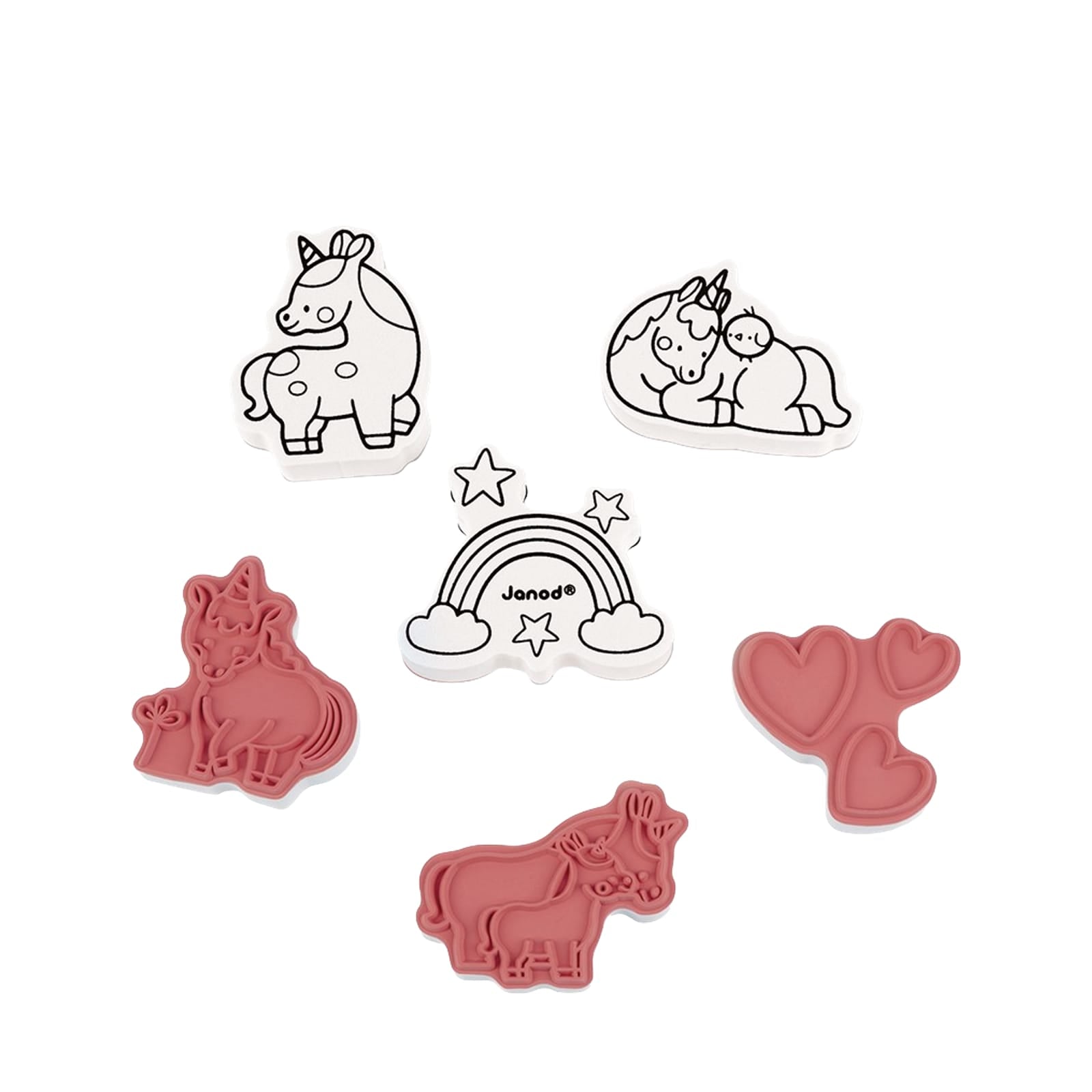 Unicorn Stamps - 15 Pieces