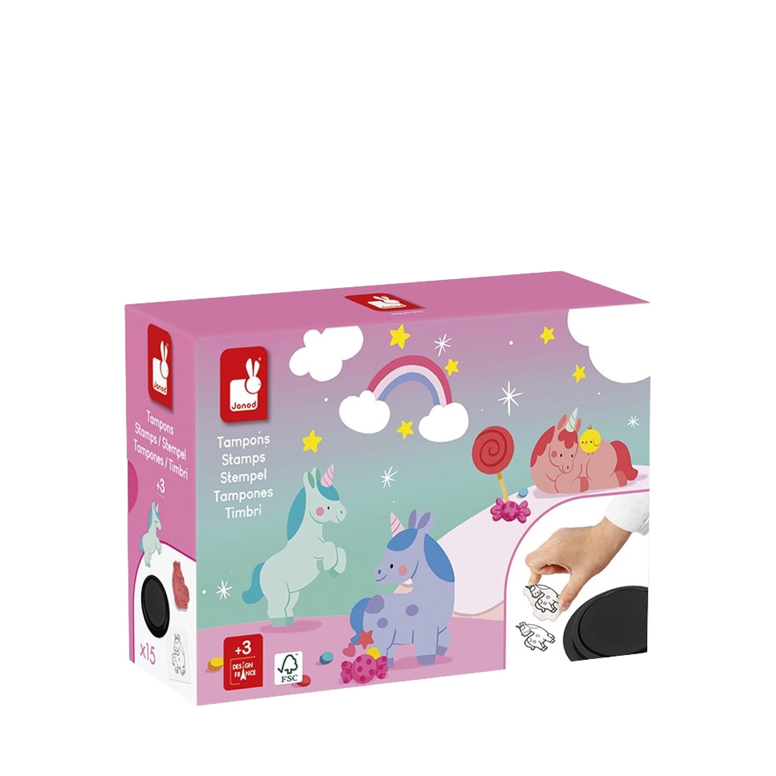 Unicorn Stamps - 15 Pieces