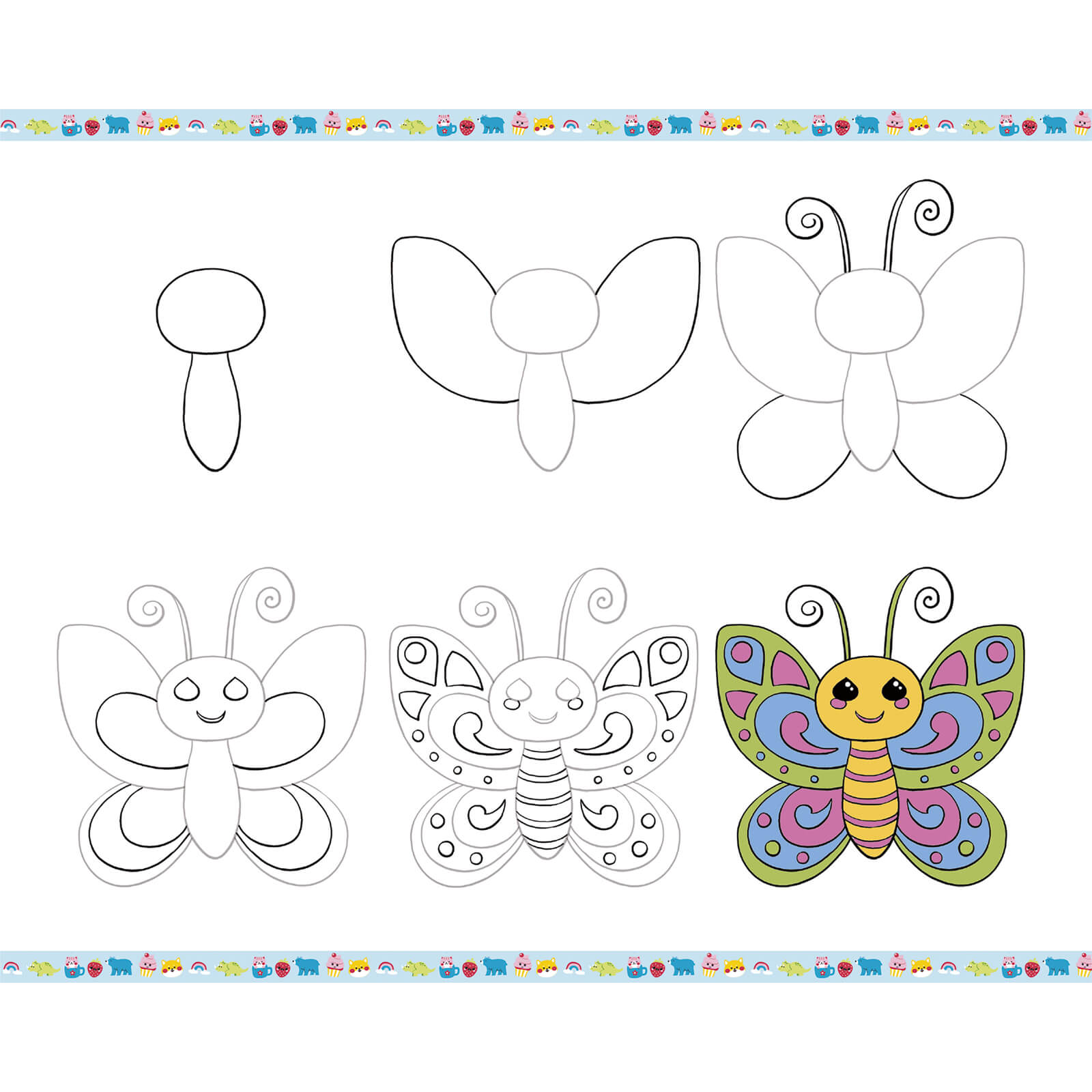 20 Drawings with Glitter Markers Pack