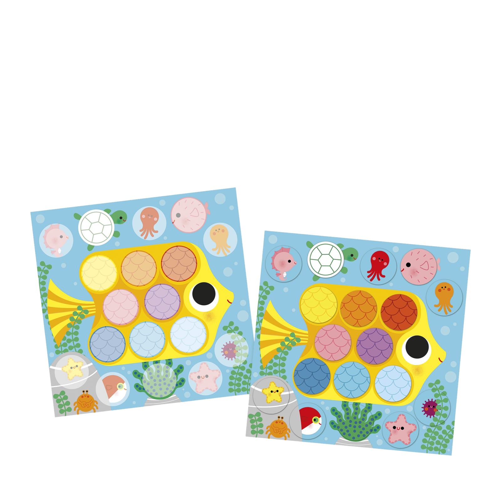 Repositionable Thick Stickers and Scenes - The Pond