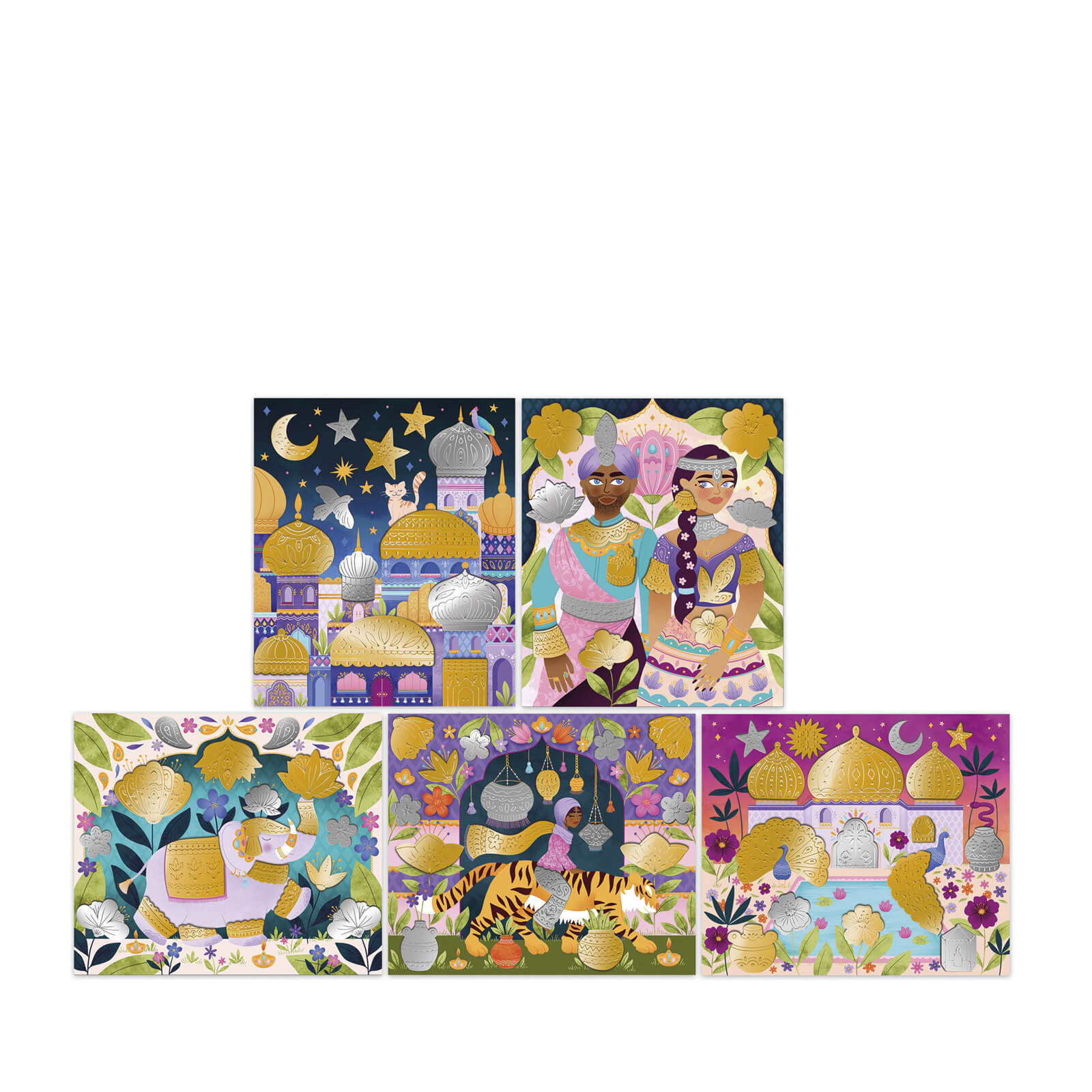 Metal Stickers Craft Set - Bollywood