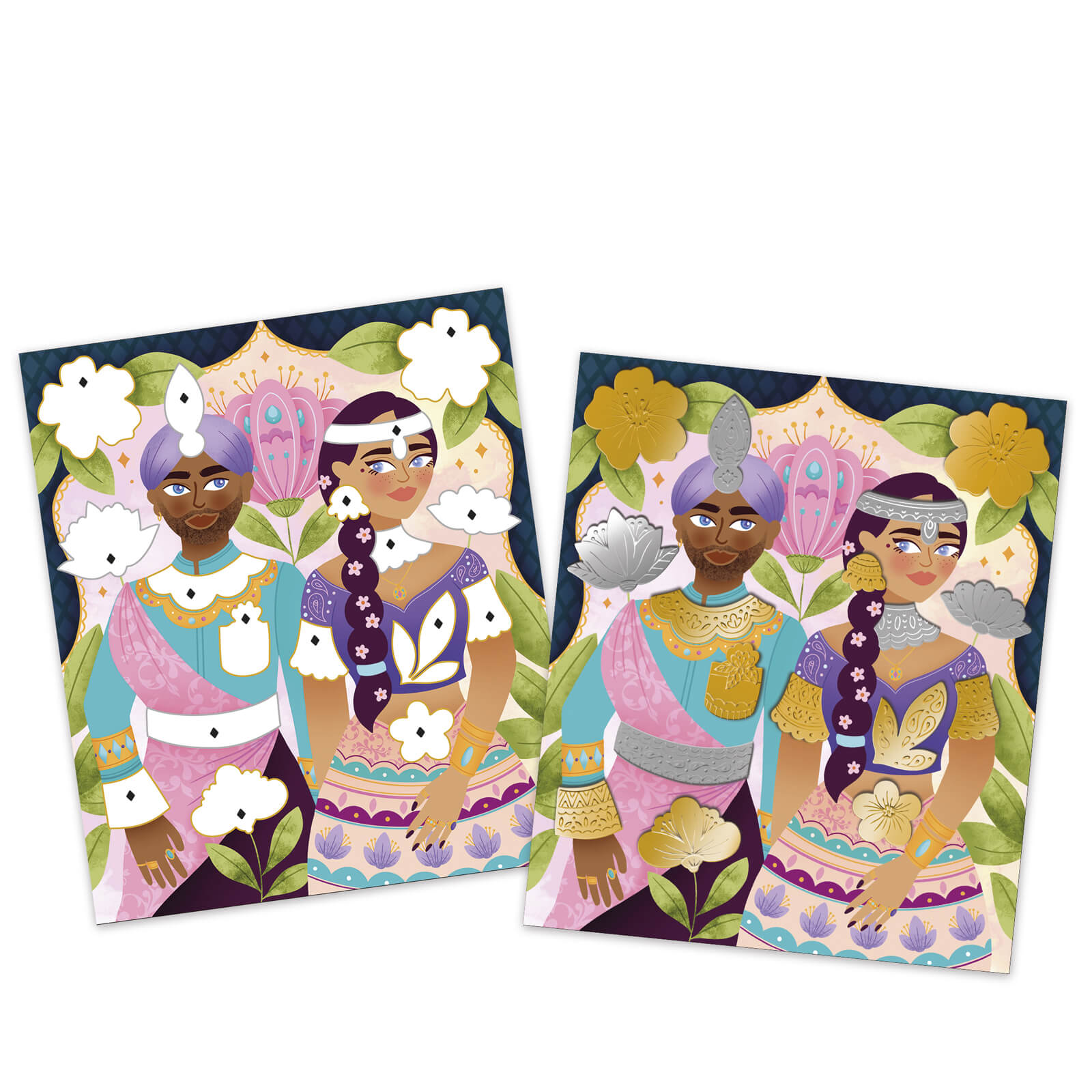 Metal Stickers Craft Set - Bollywood