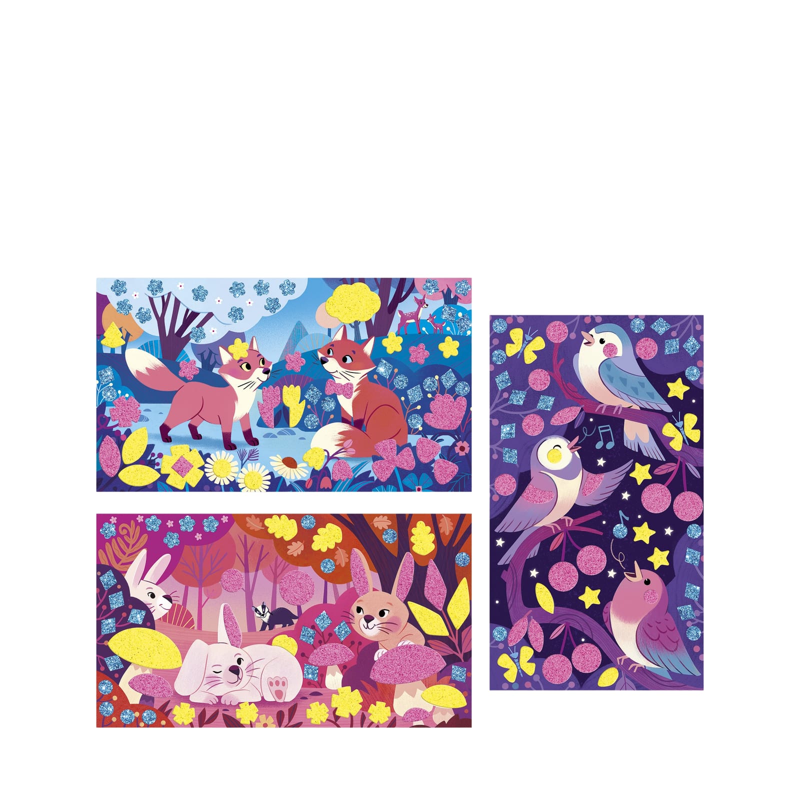 Foam Stickers and Sands Craft Set