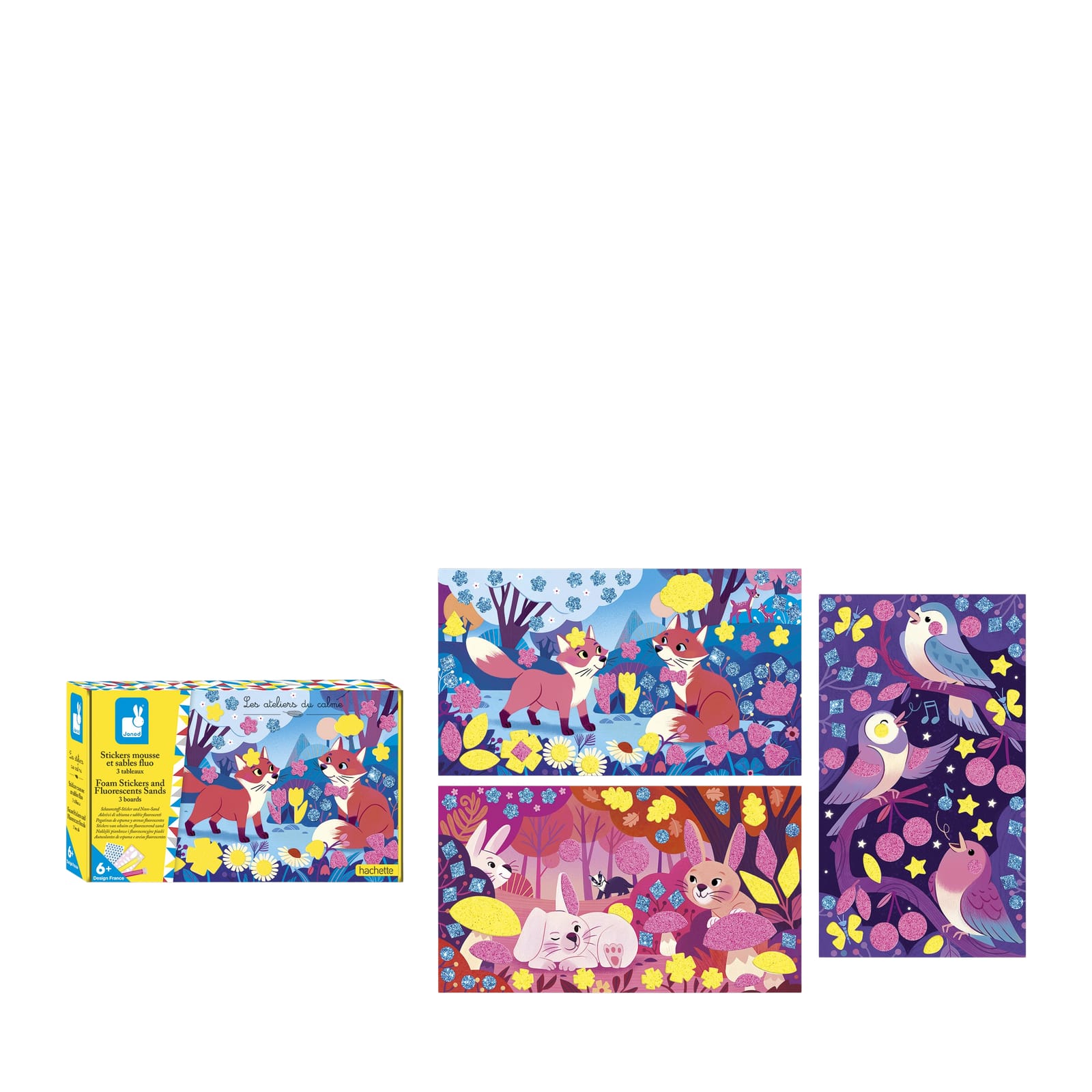 Foam Stickers and Sands Craft Set