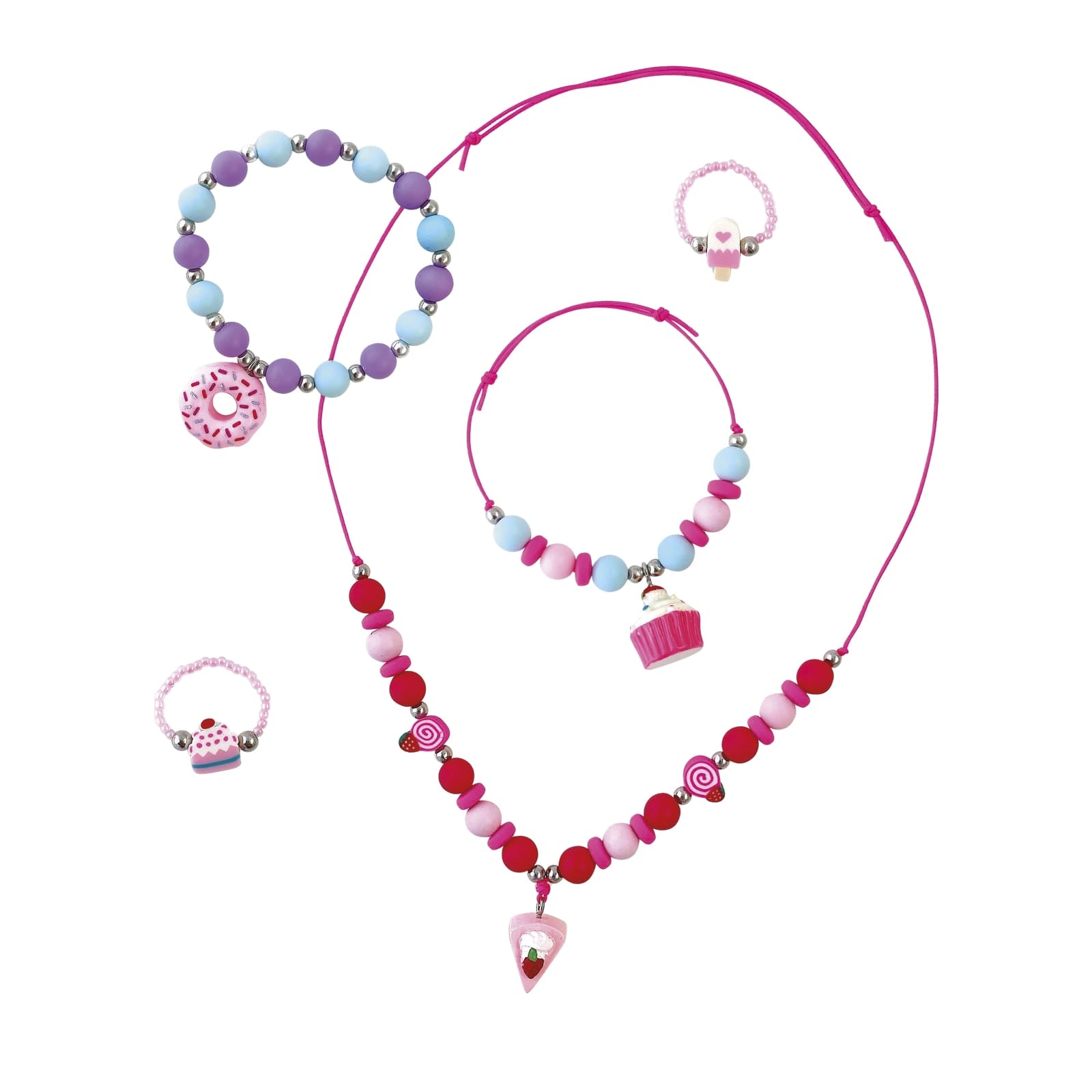 5 Pieces of Jewellery Craft Set - Gourmet Jewels
