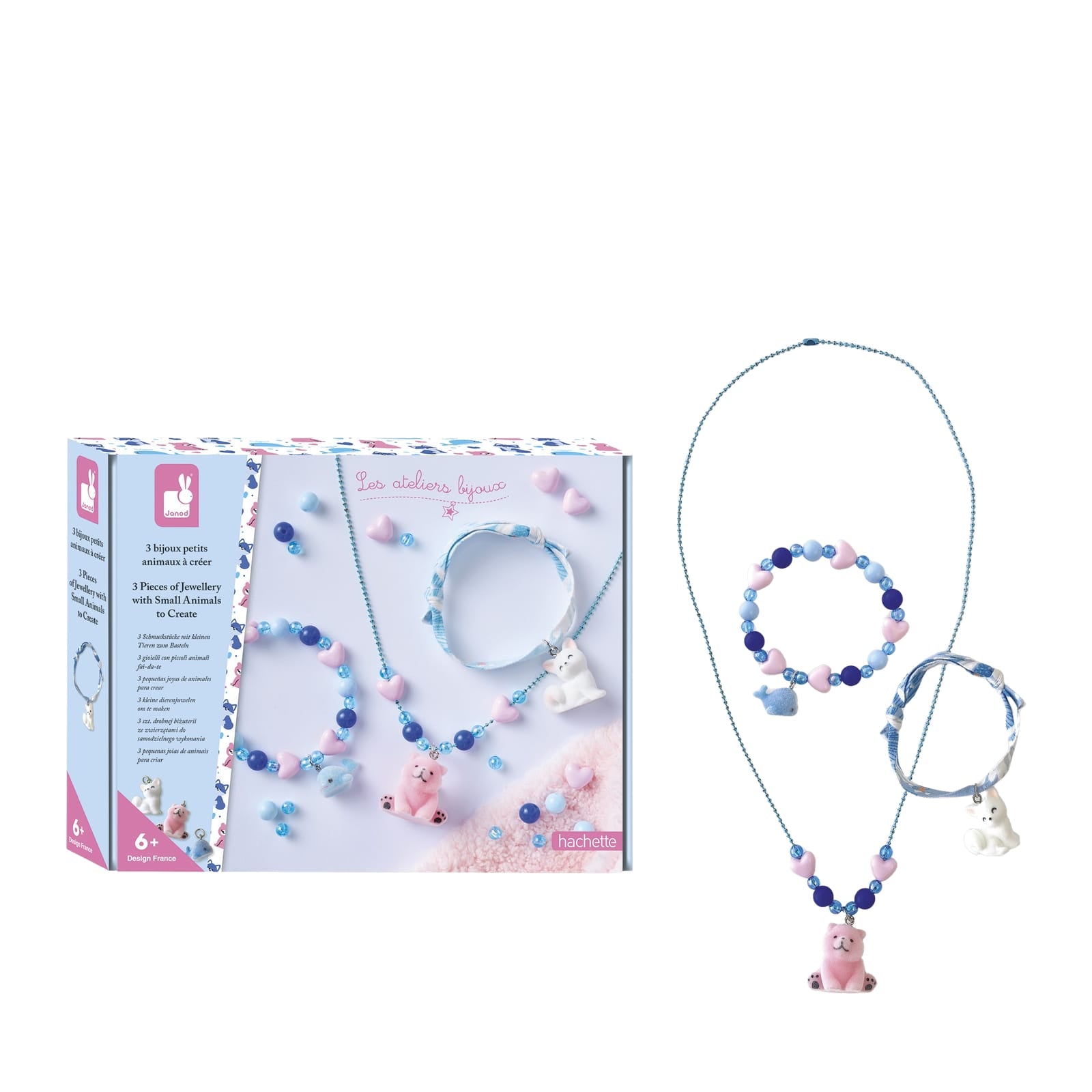 3 Pieces of Jewellery Craft Set - Small Animals