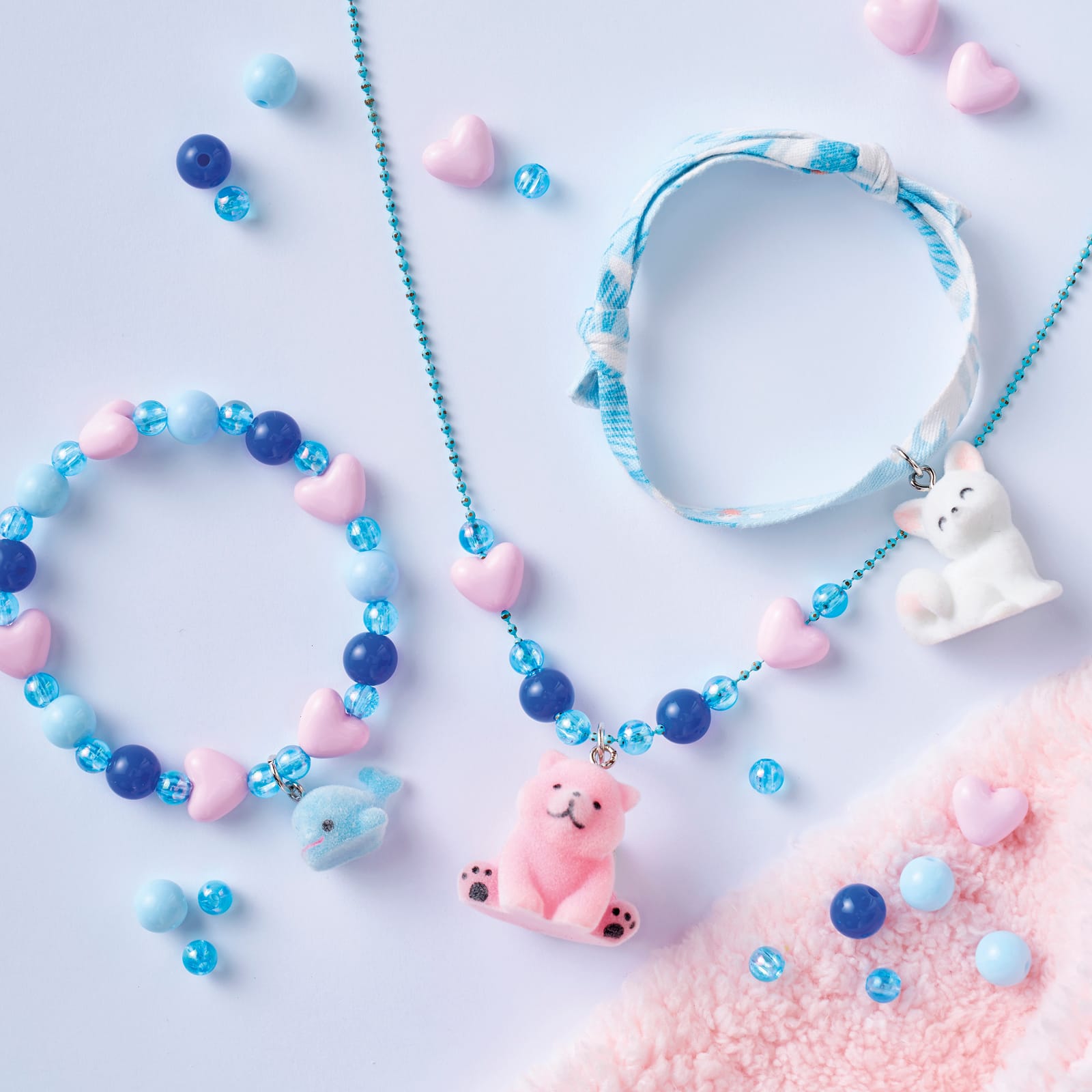 3 Pieces of Jewellery Craft Set - Small Animals