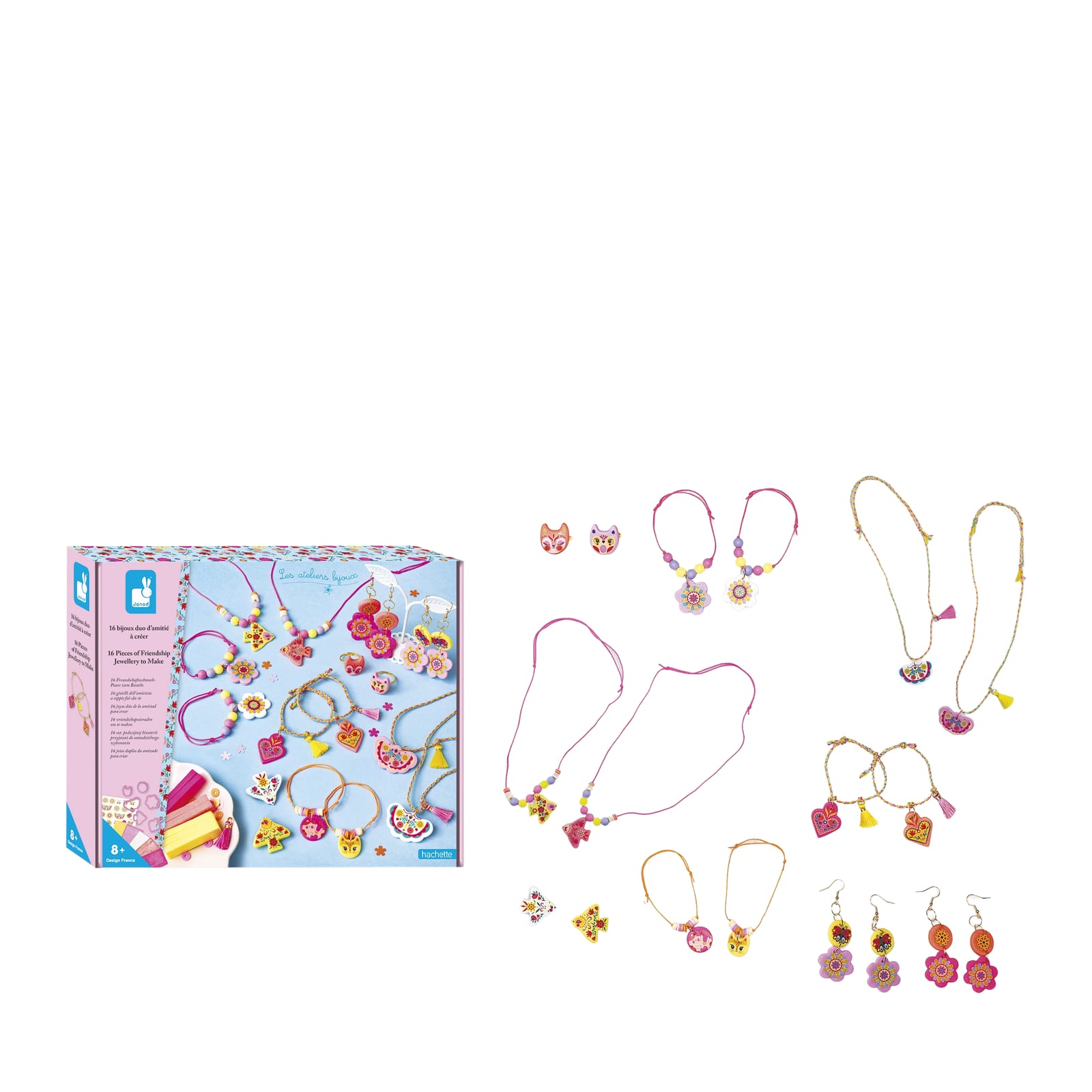 16 Friendship Jewellery Pairs Craft Set