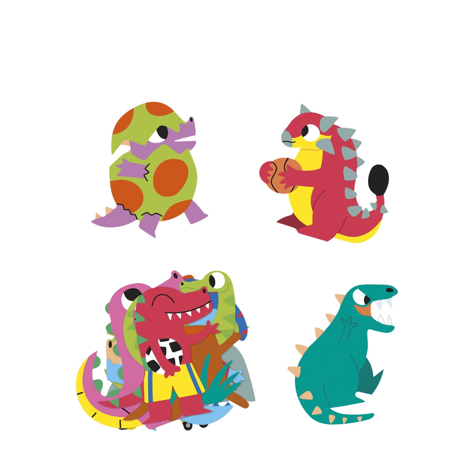 100 Stickers - Dinosaurs