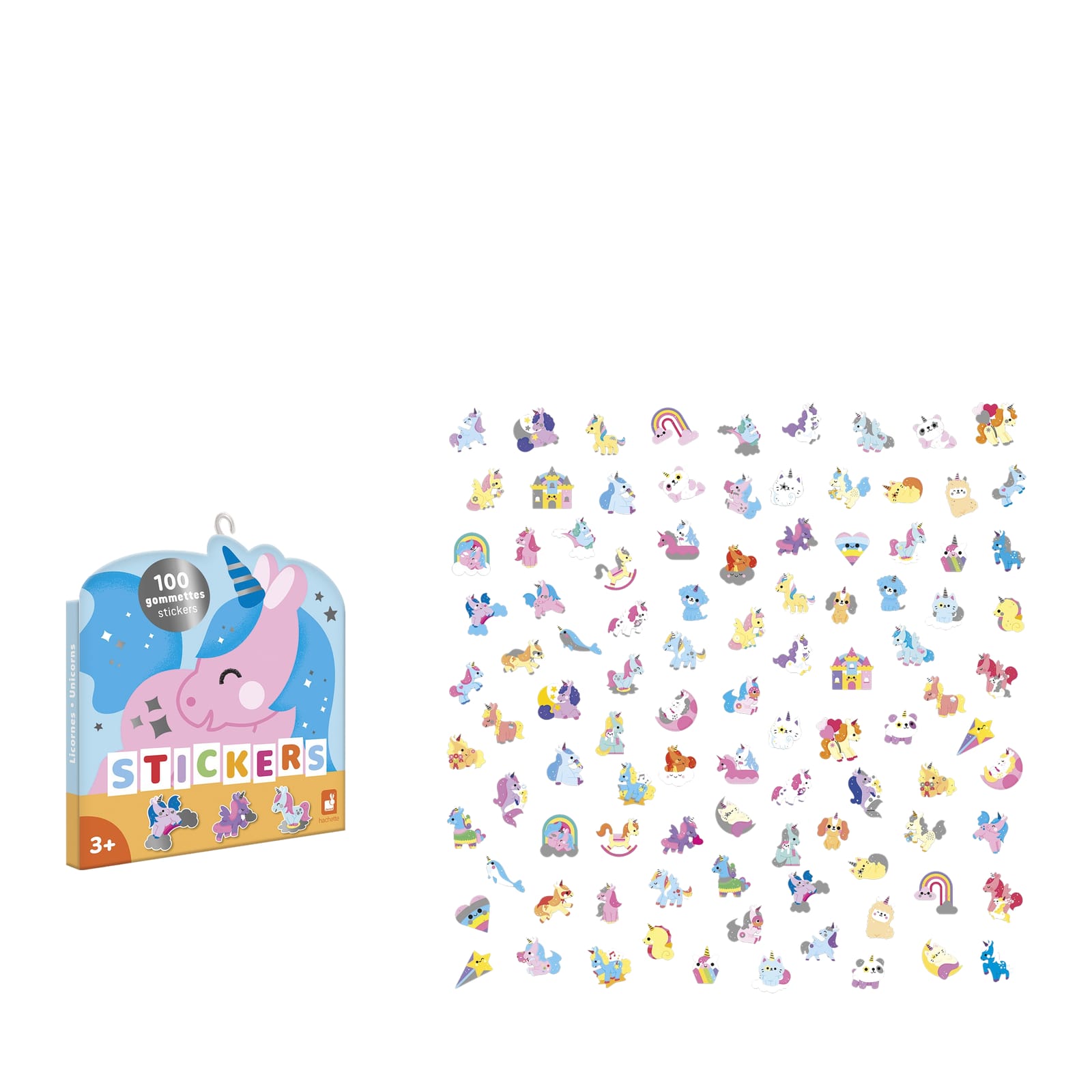 100 Stickers - Unicorns