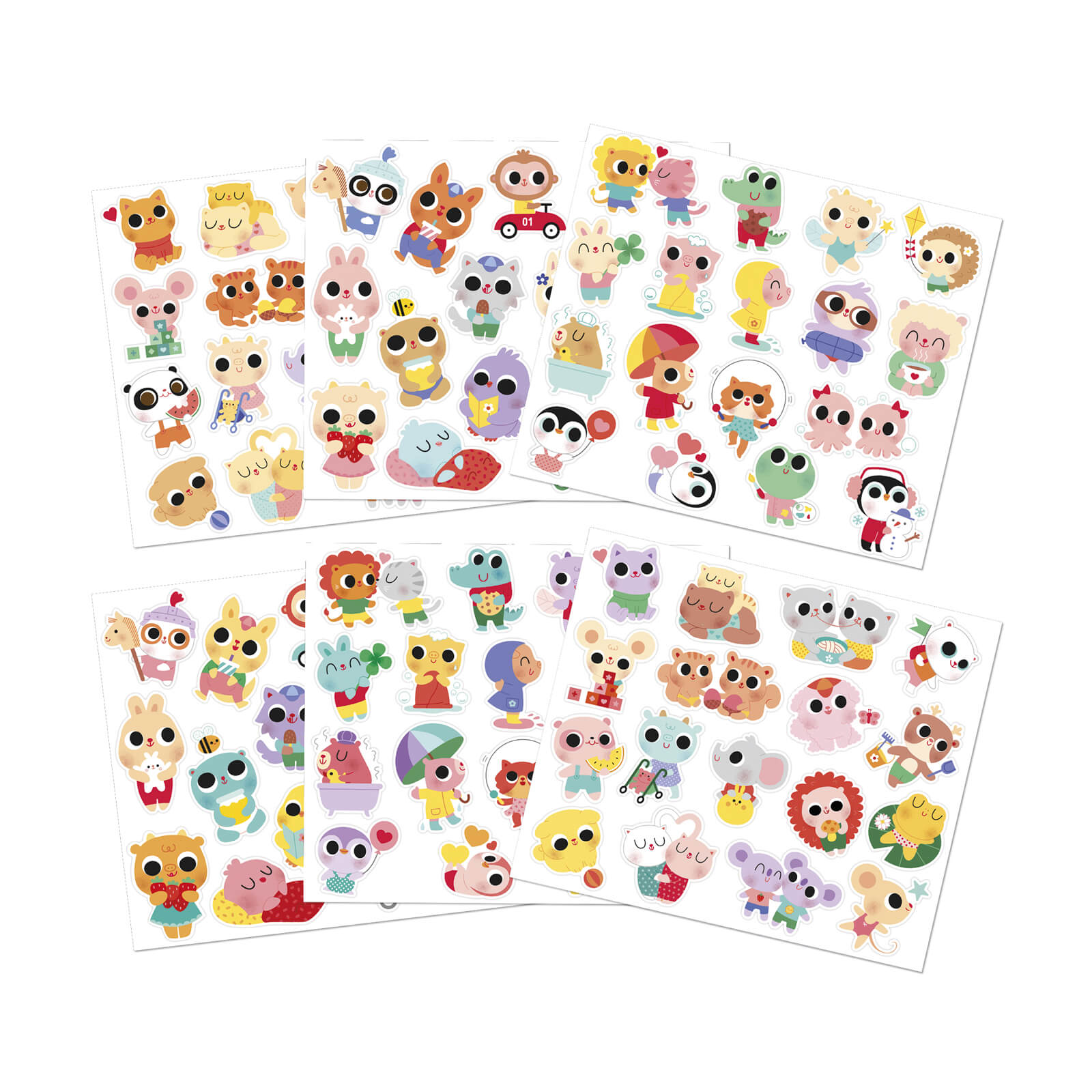 100 Stickers - Baby Animals
