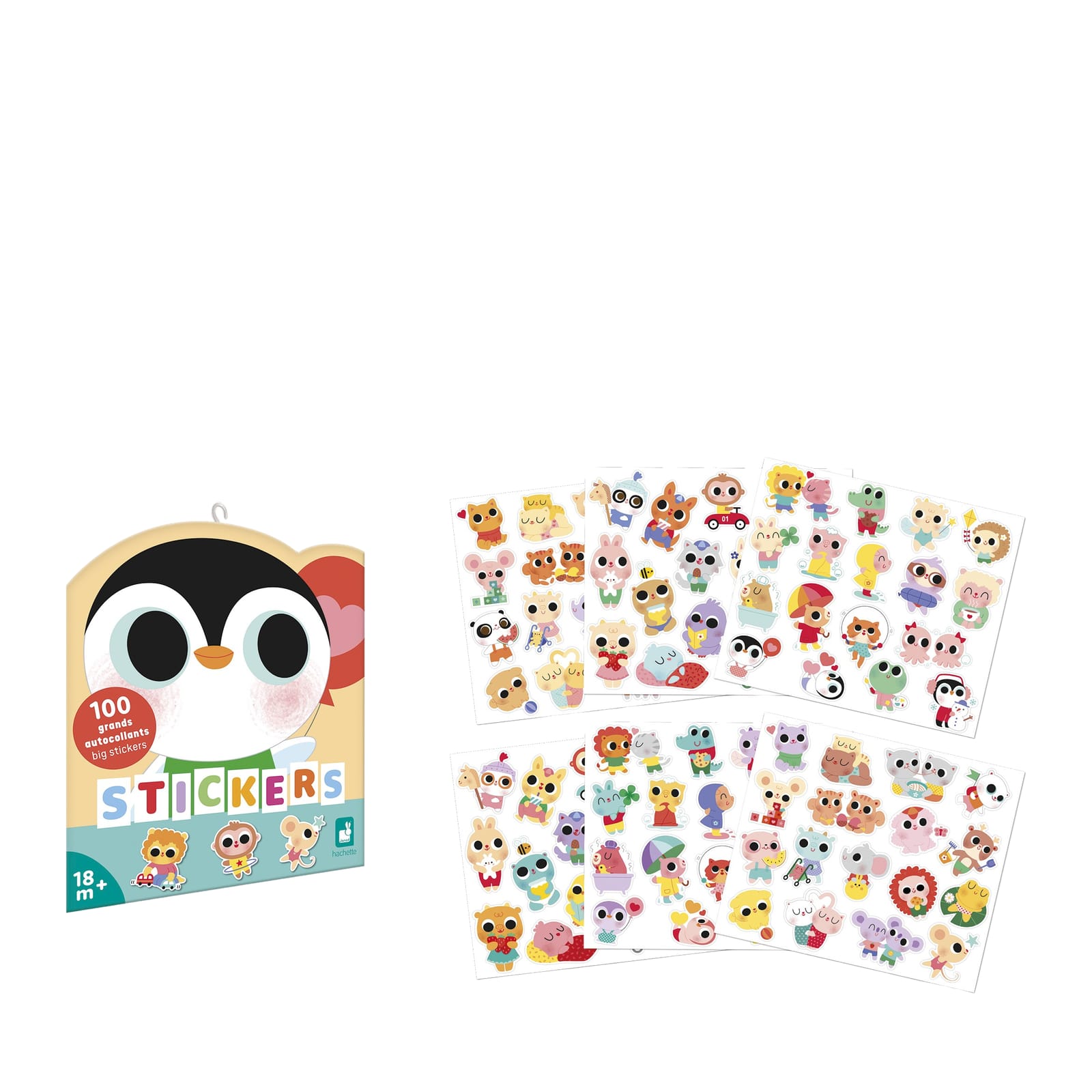 100 Stickers - Baby Animals