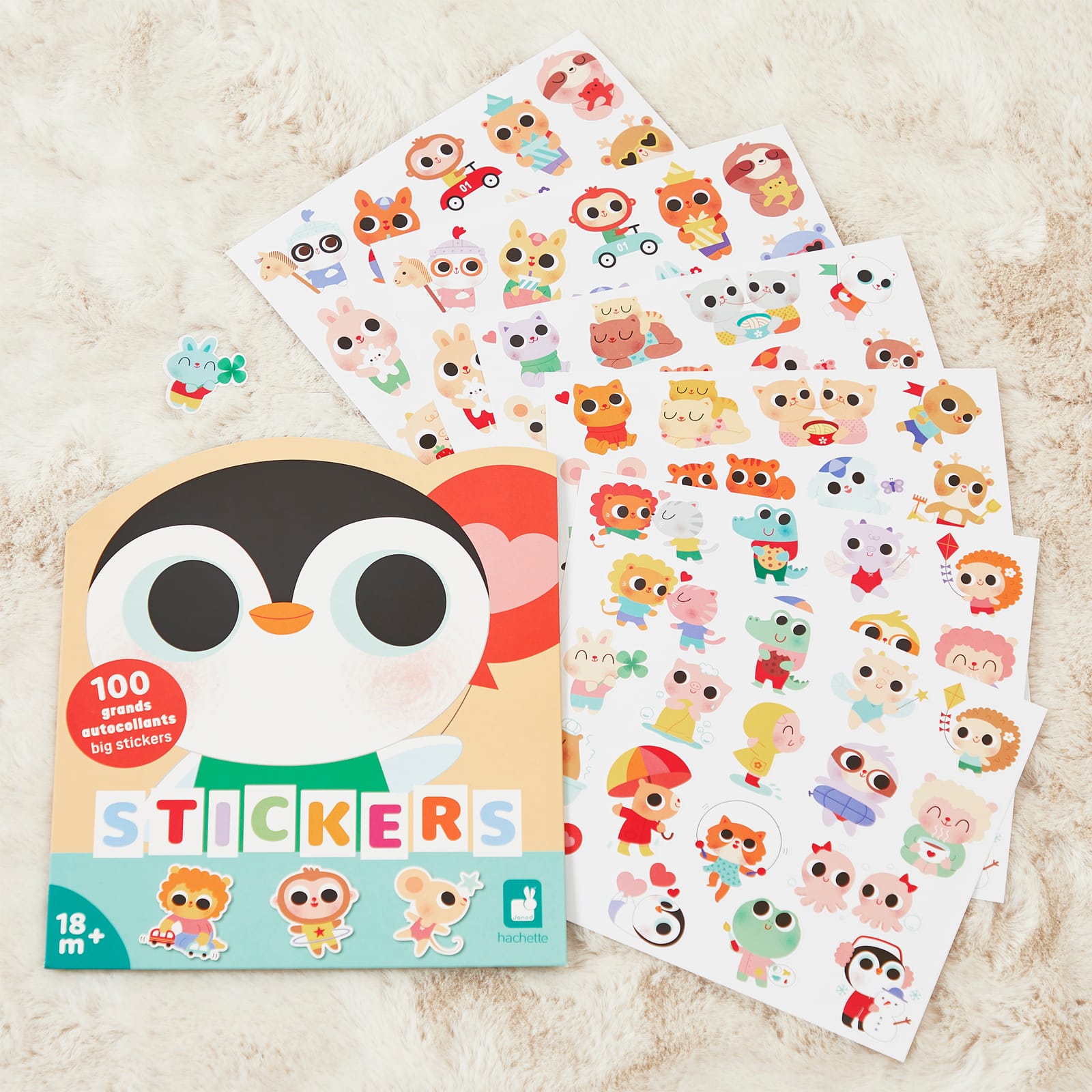 100 Stickers - Baby Animals