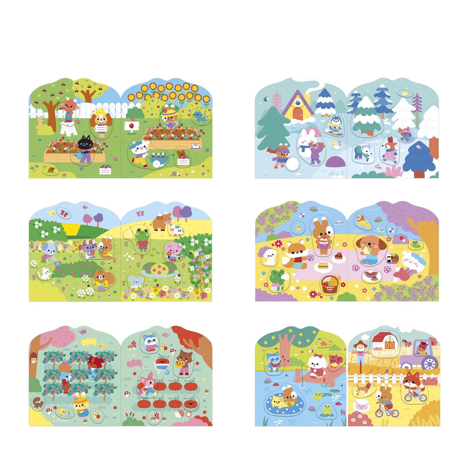 Stickers Book - The Countryside