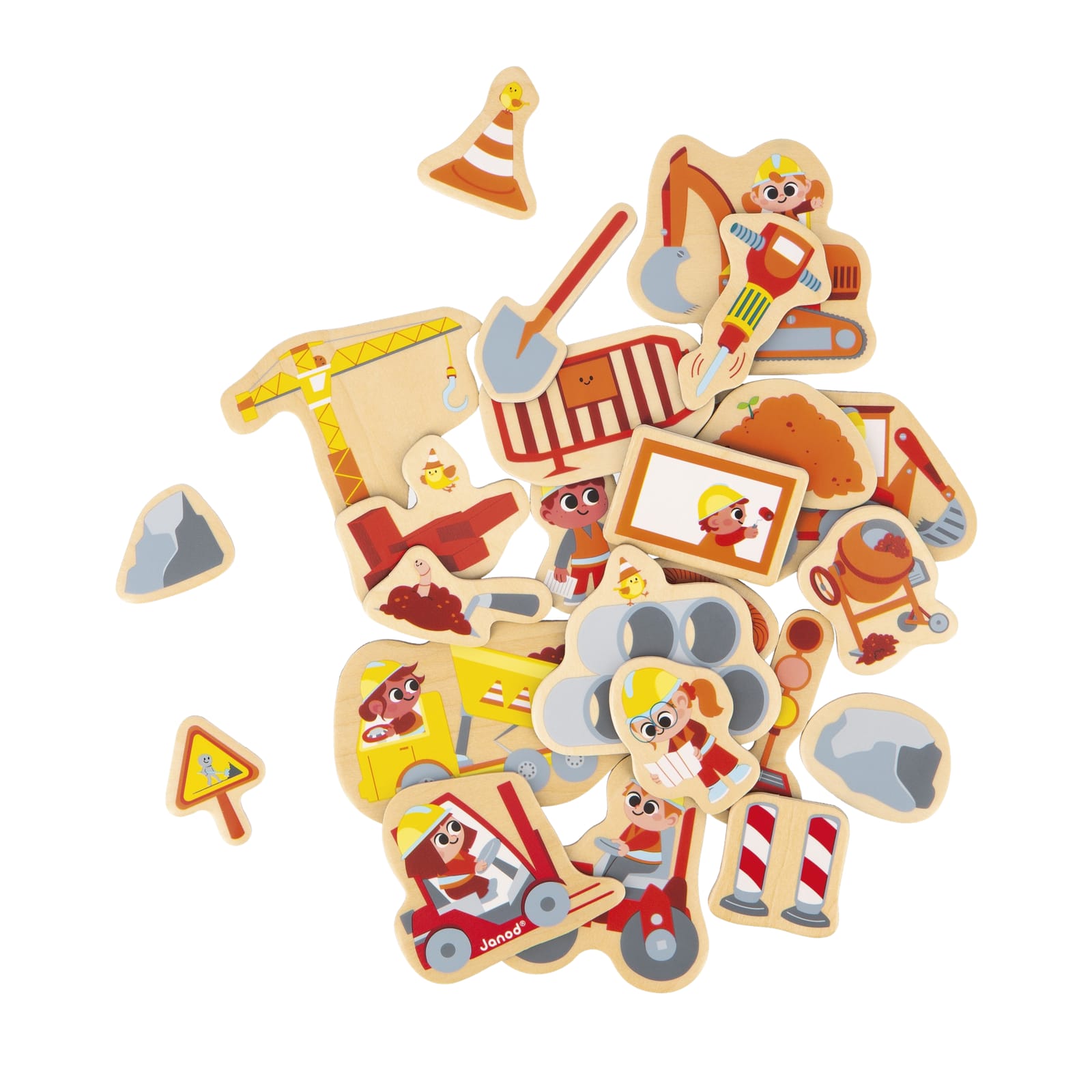 24 Magnets - Construction Equipment