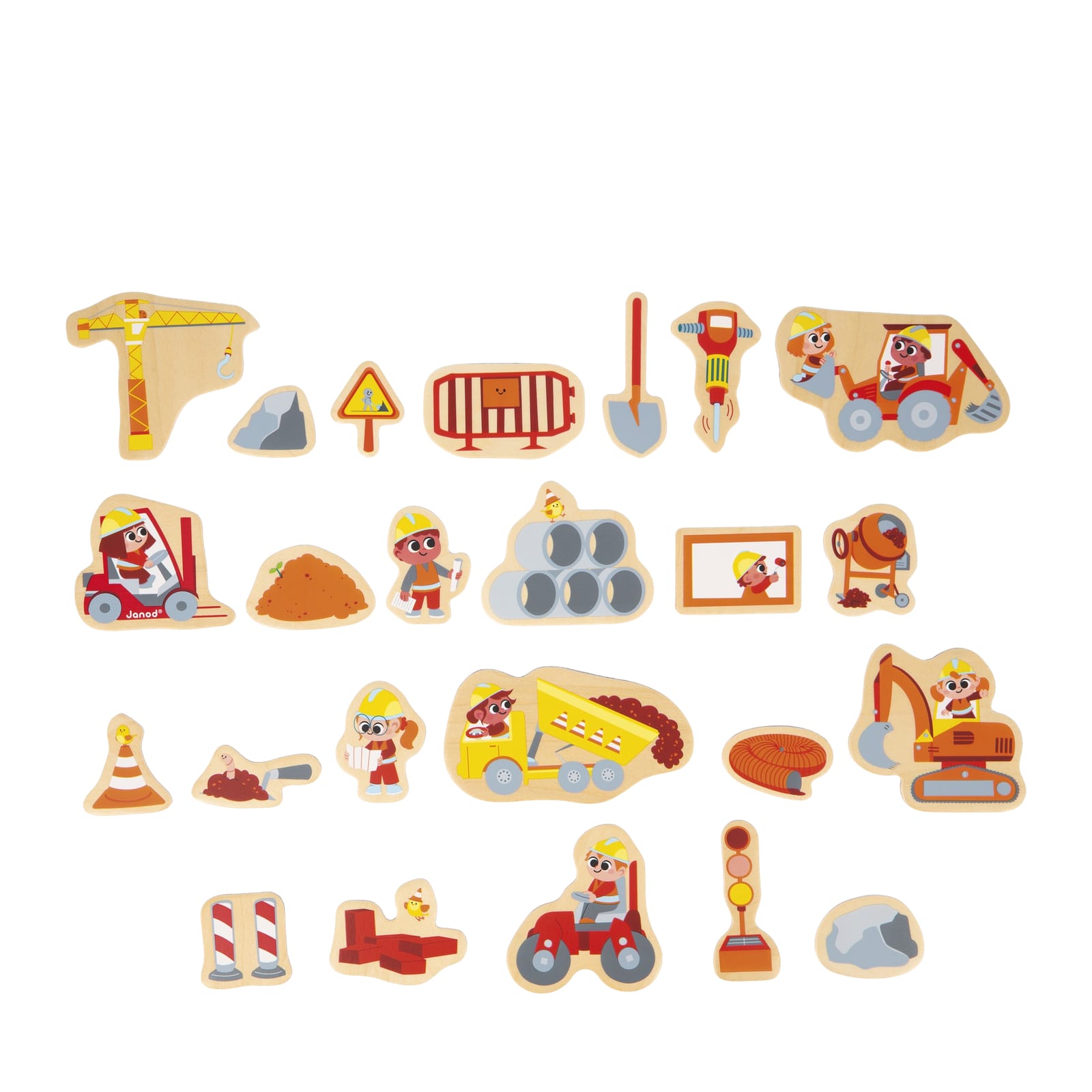 24 Magnets - Construction Equipment