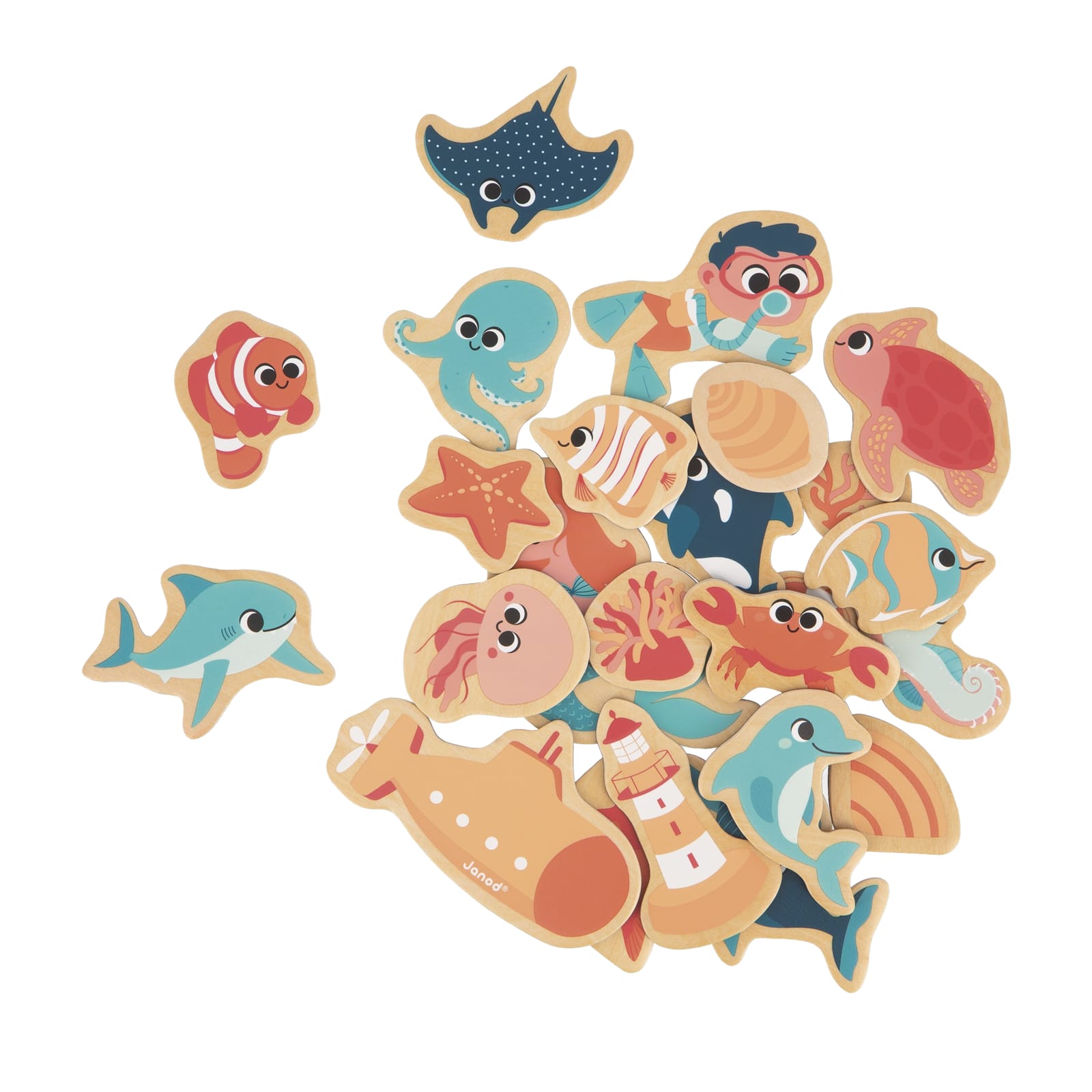 24 Magnets - 24 Sea Life