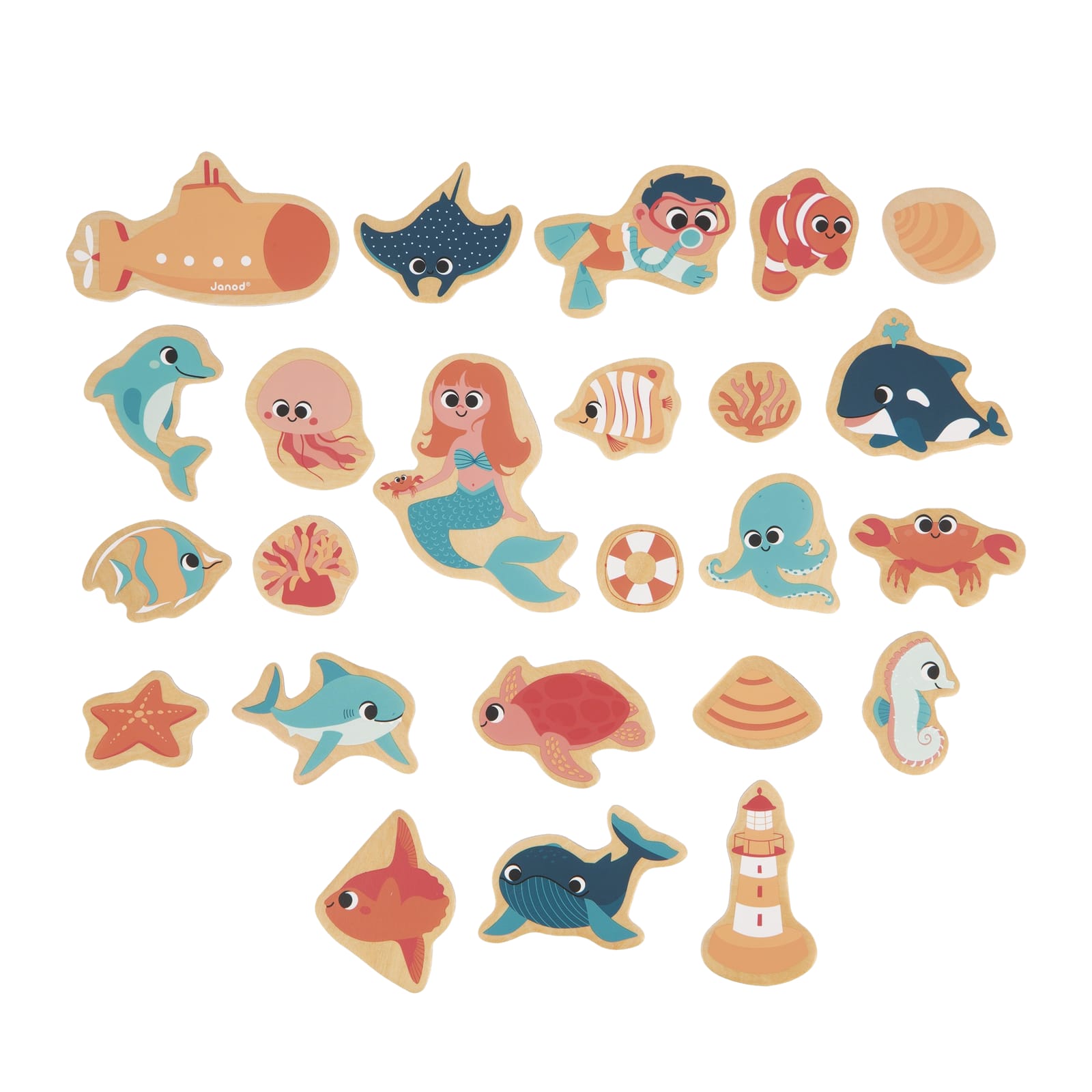24 Magnets - 24 Sea Life