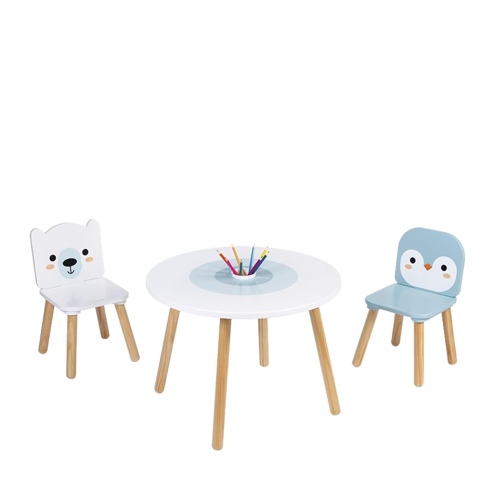 Table and 2 Chairs - Polar