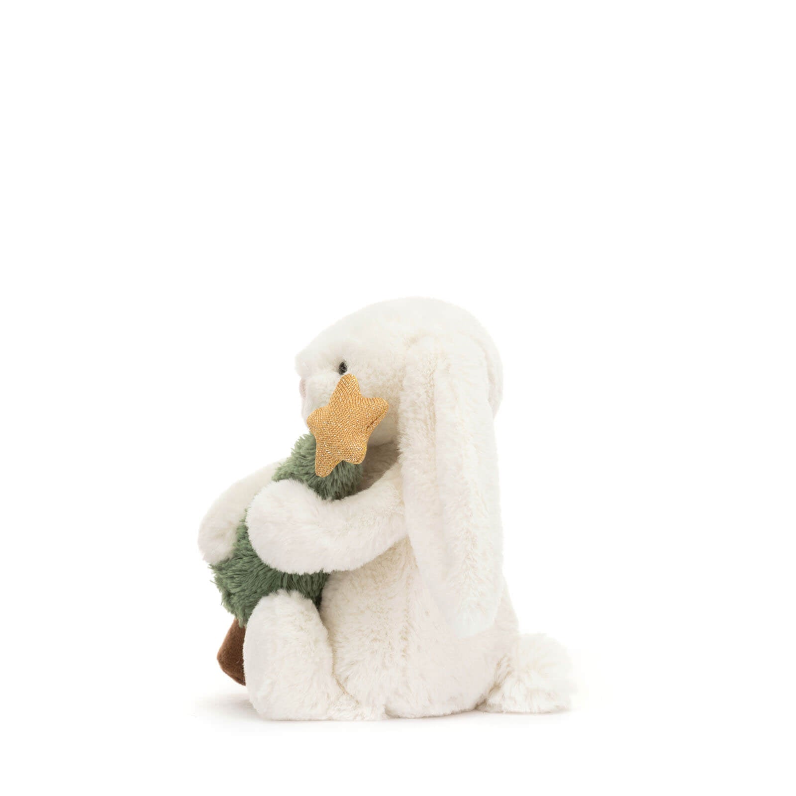 Bashful Bunny with Christmas Tree